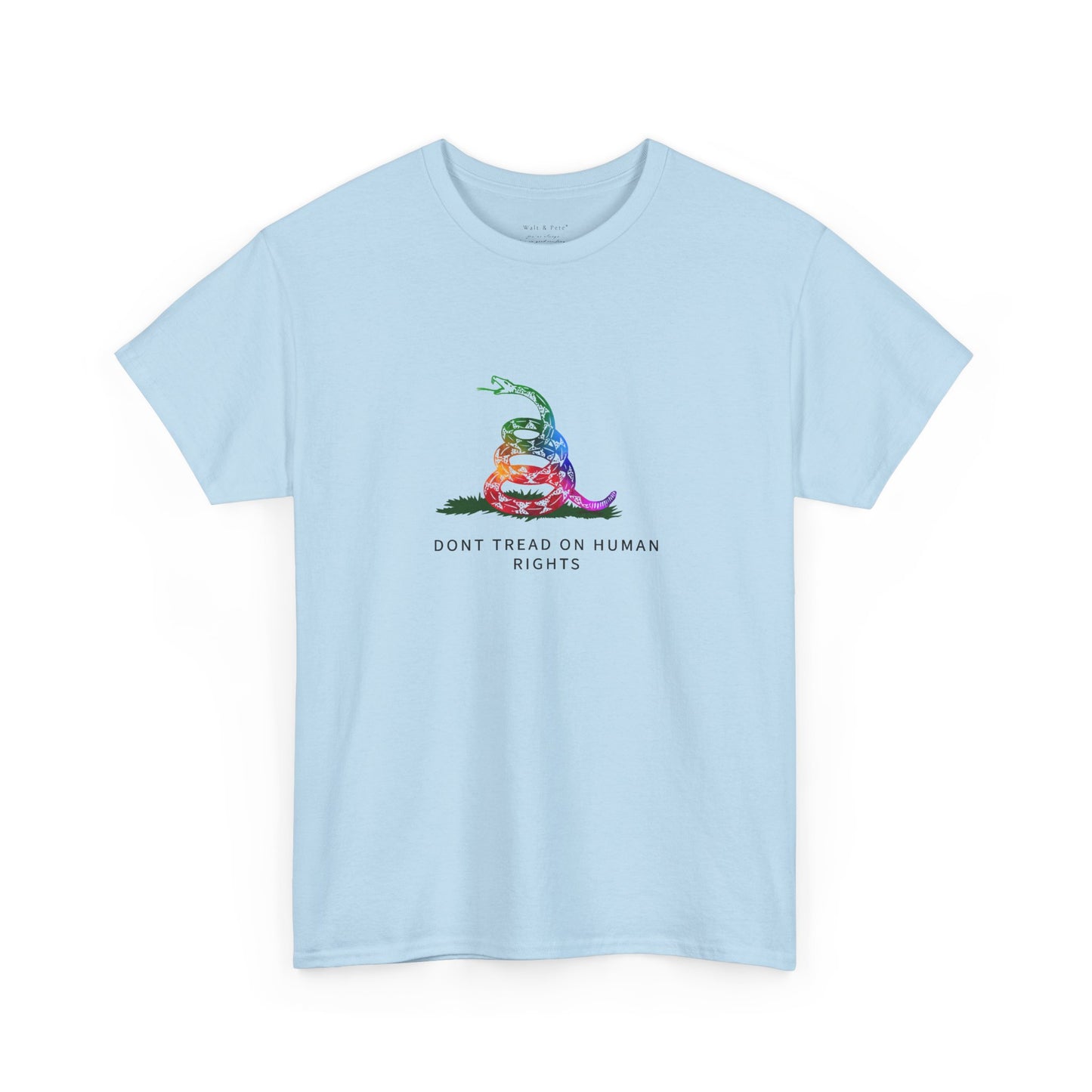 Don't Tread on Human Rights Graphic T-Shirt | Equality Activist Tee