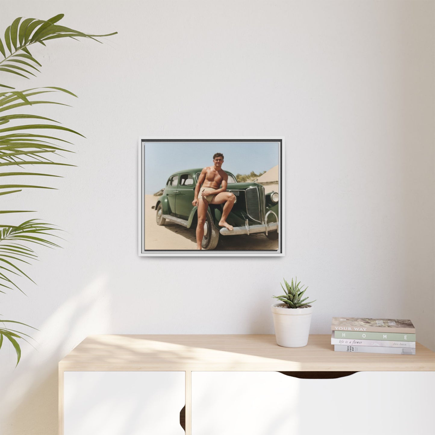 nager 022 | Framed Vintage Photo - Matte Canvas