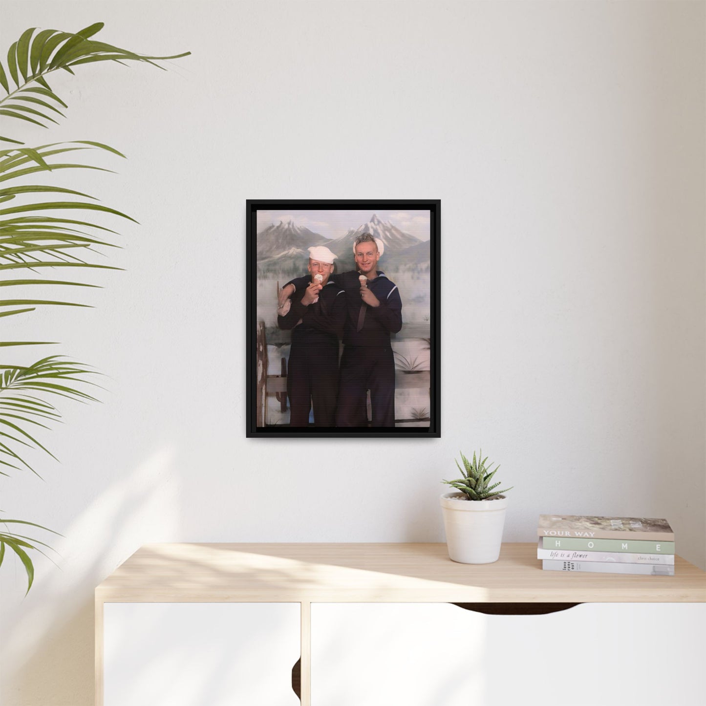 paire 051 | Framed Vintage Photo - Matte Canvas