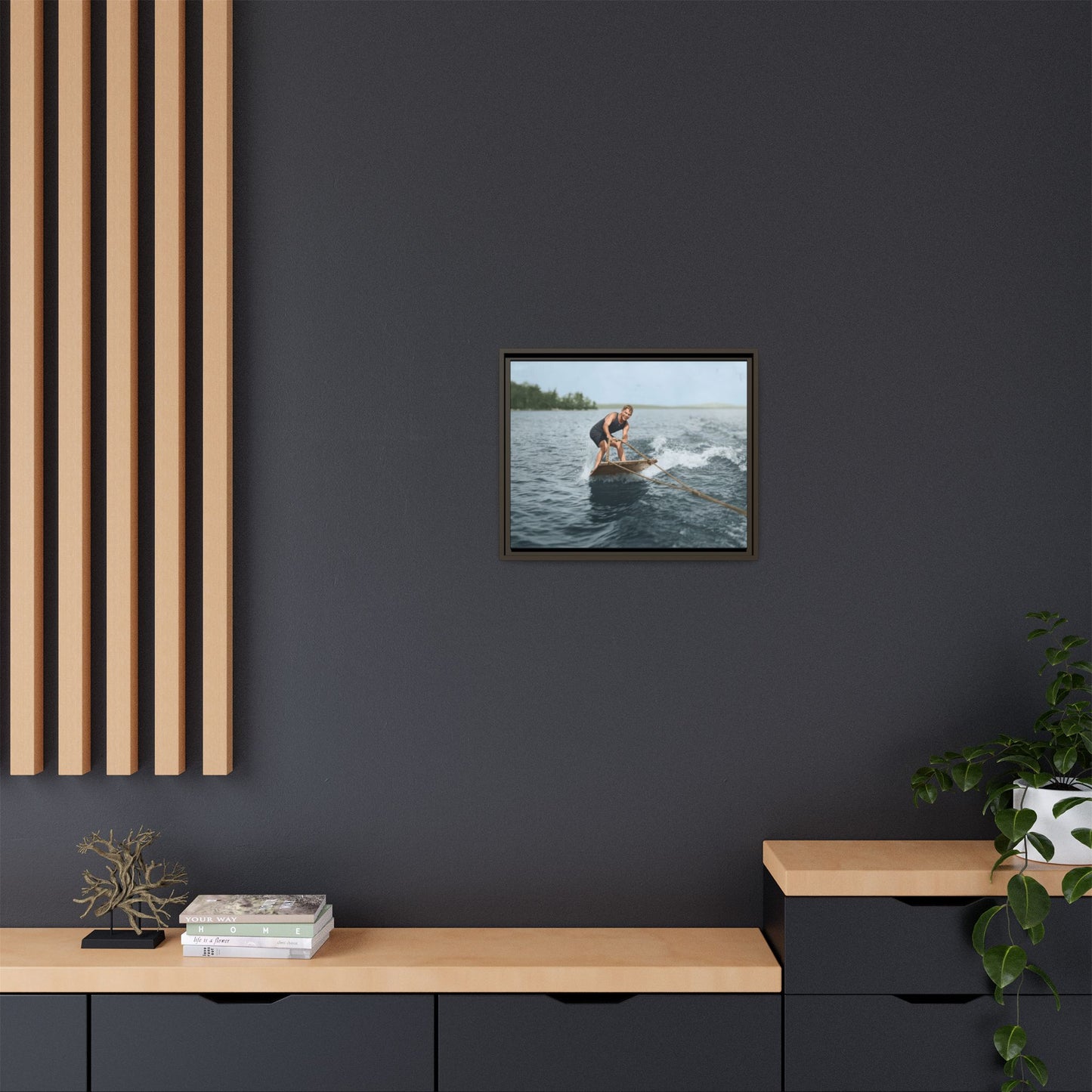 nager 015 | Framed Vintage Photo - Matte Canvas