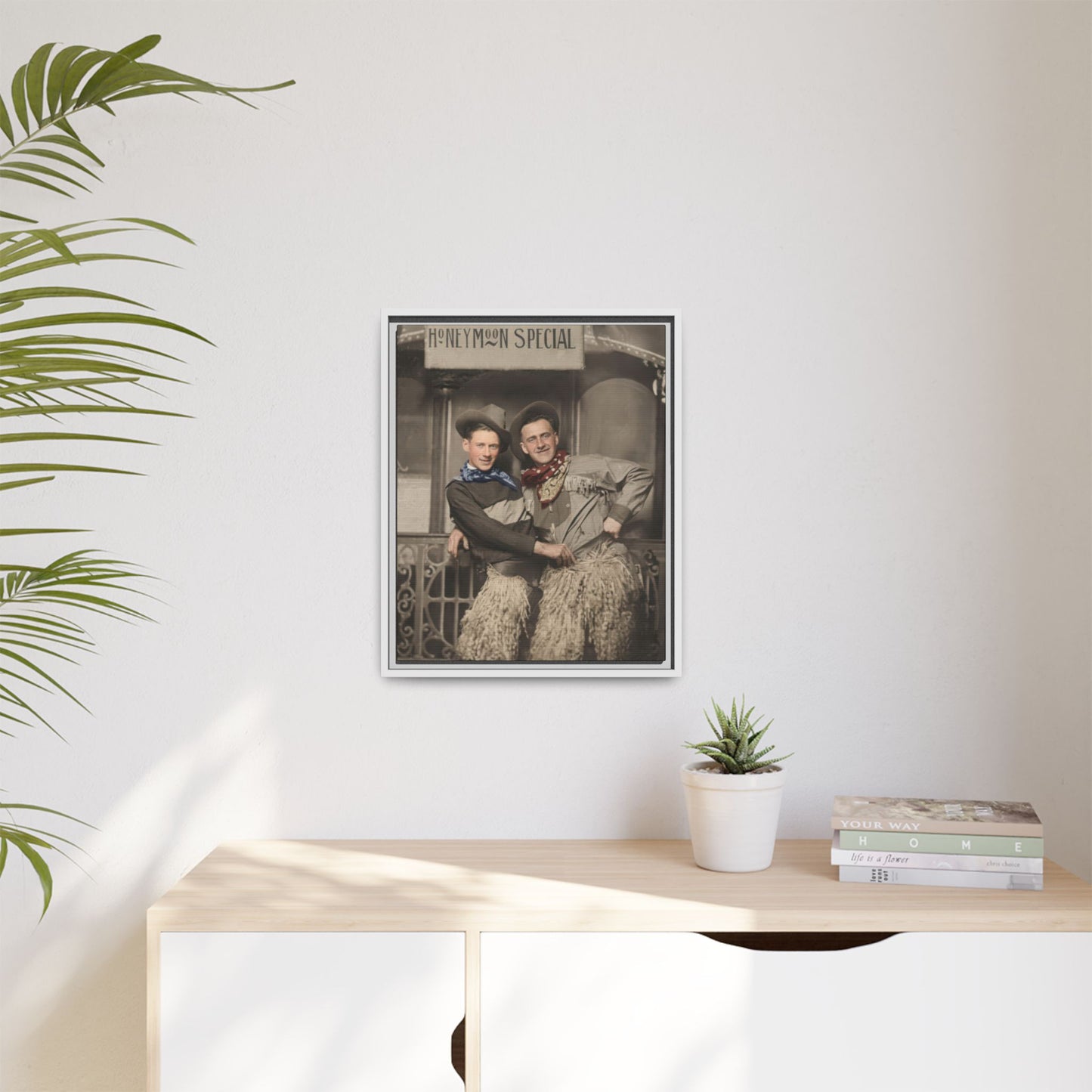 paire 124 | Framed Vintage Photo - Matte Canvas