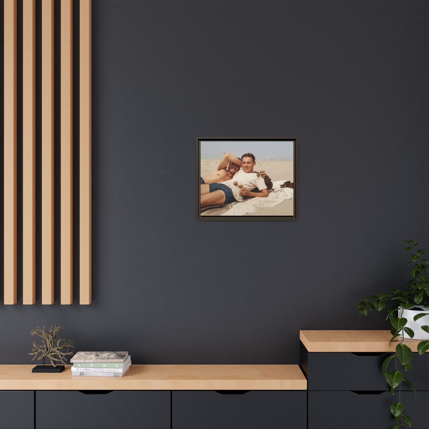 nager 020 | Framed Vintage Photo - Matte Canvas