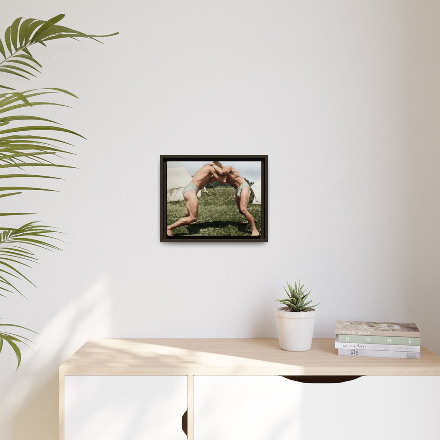 athlétisme 019 | Framed Vintage Photo - Matte Canvas