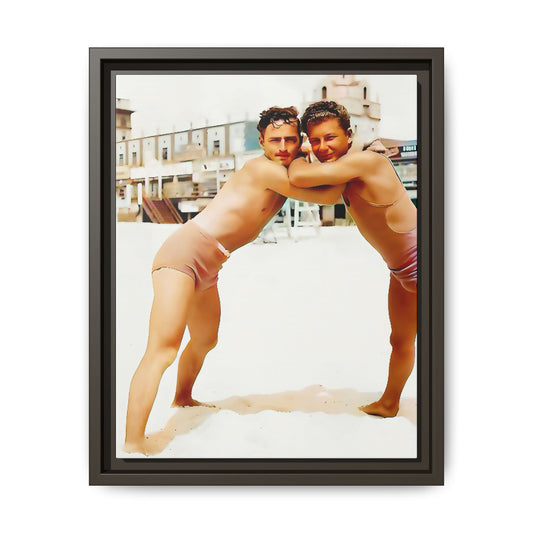 nager 014 | Framed Vintage Photo - Matte Canvas