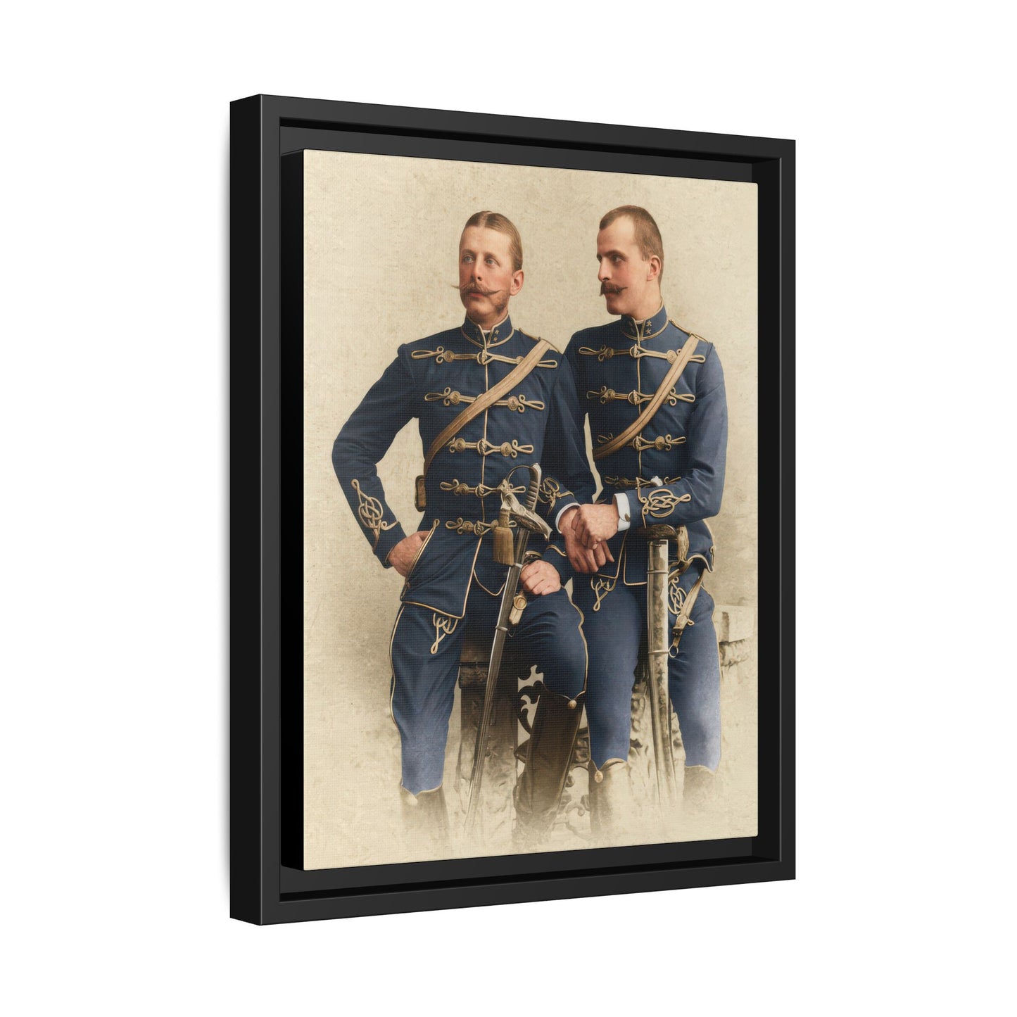 paire 139 | Framed Vintage Photo - Matte Canvas
