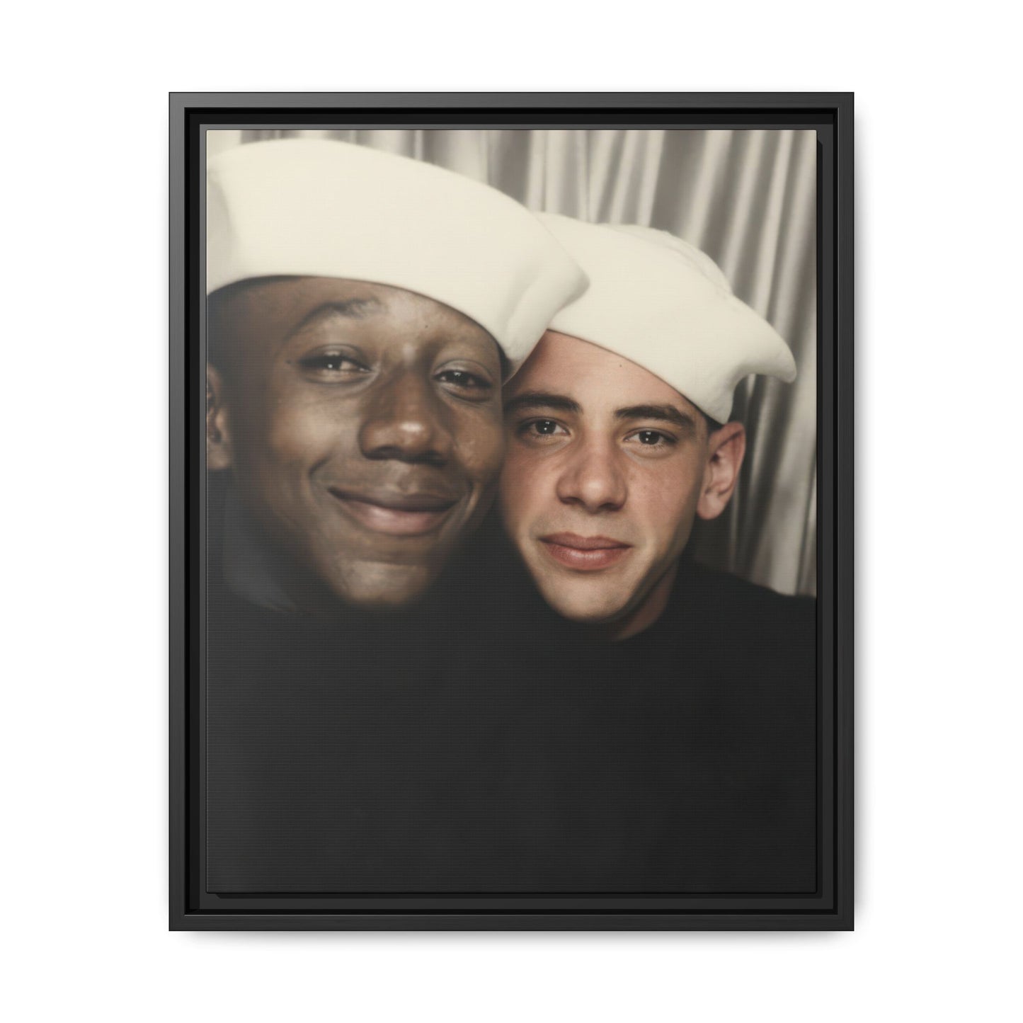 paire 084 | Framed Vintage Photo - Matte Canvas