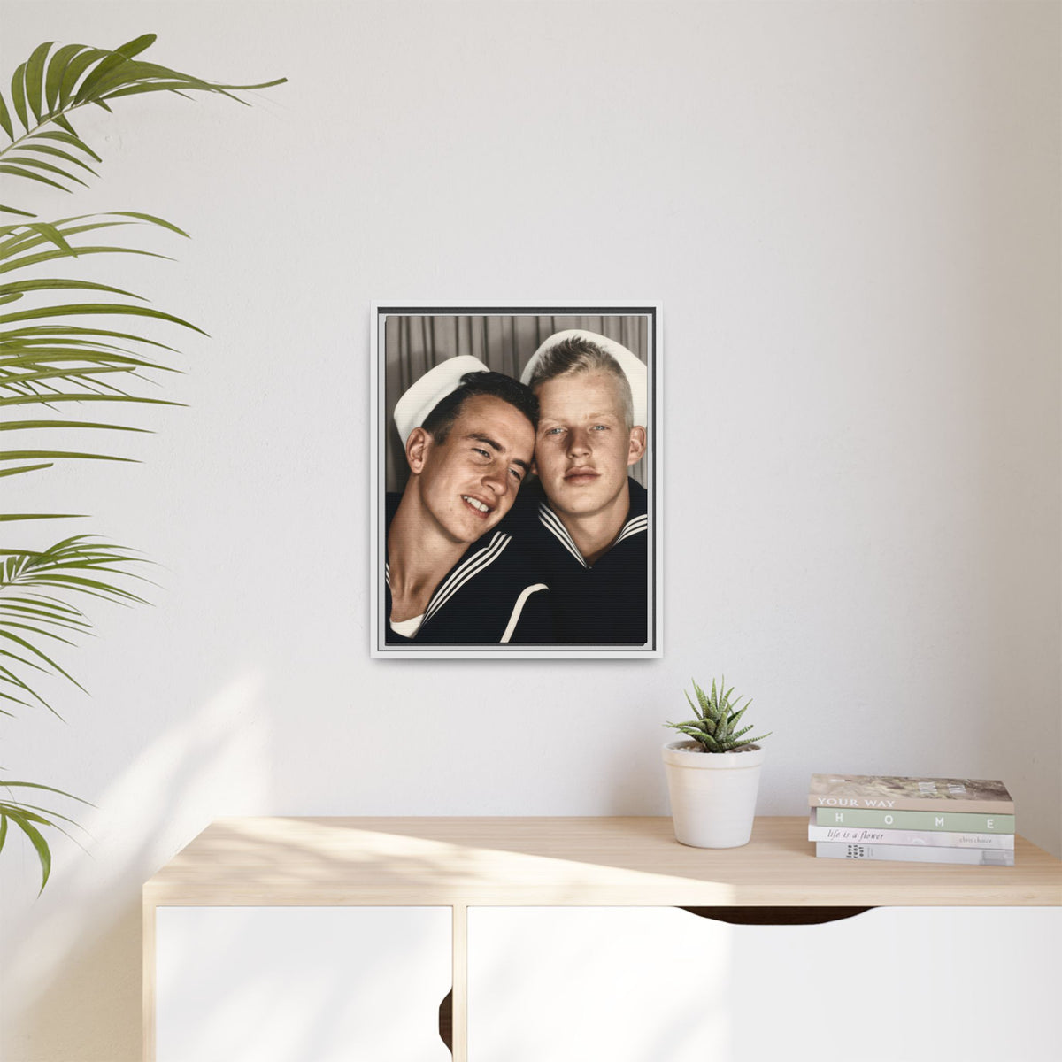 paire 158 | Framed Vintage Photo - Matte Canvas