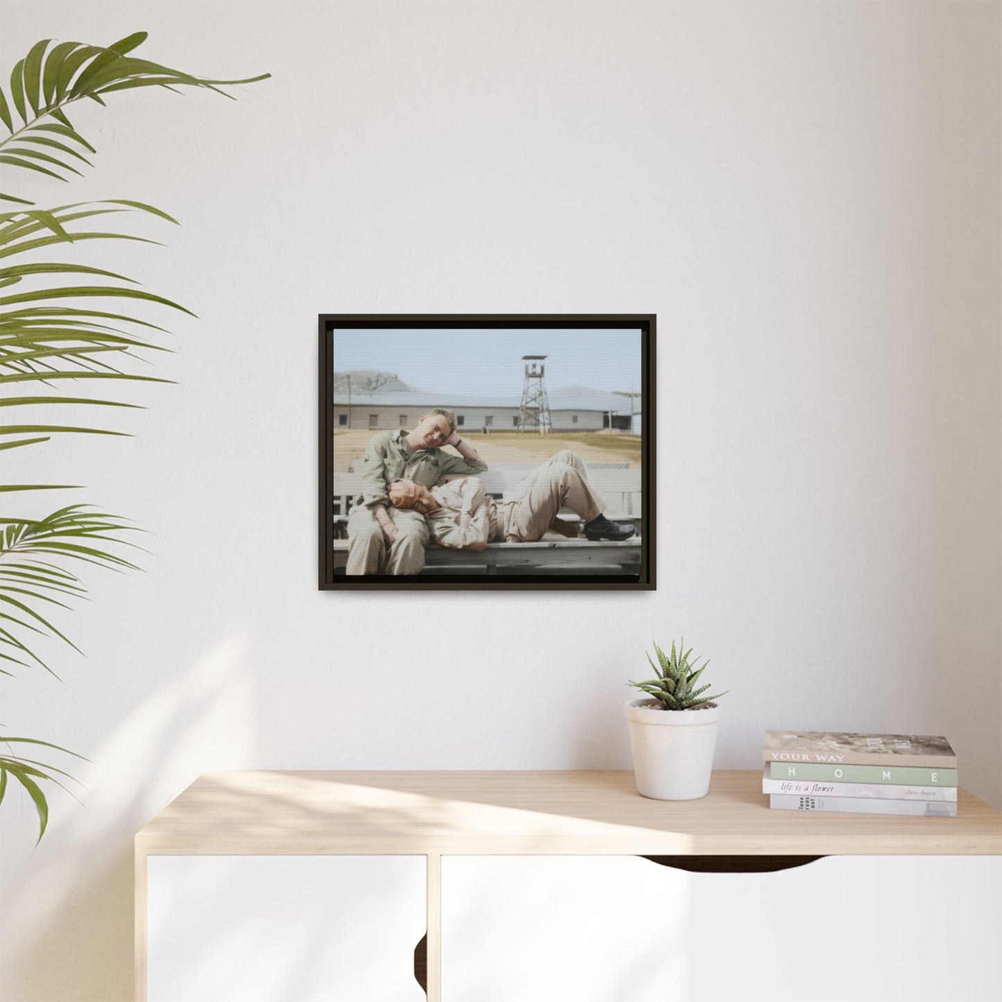 paire 096 | Framed Vintage Photo - Matte Canvas