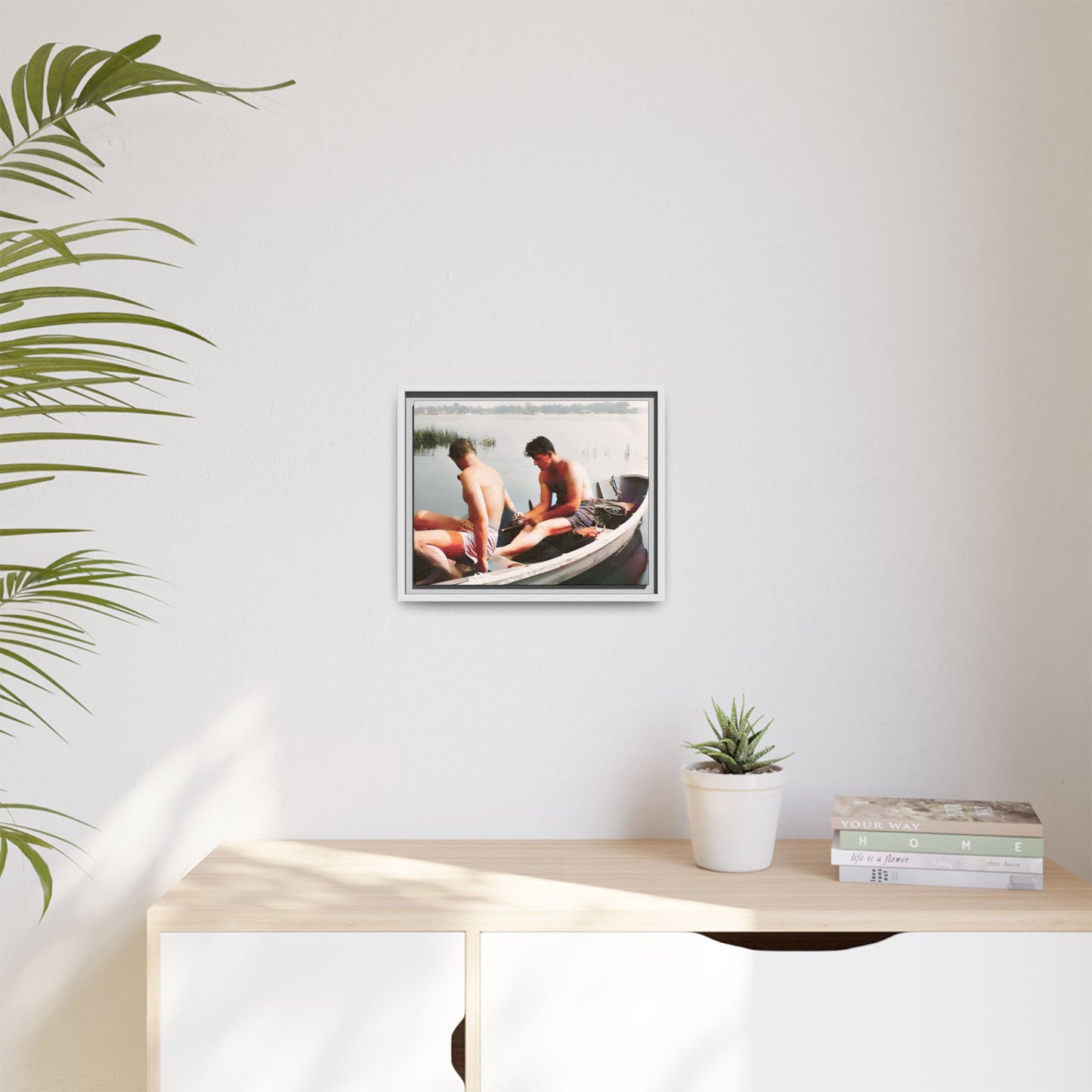 paire 035 | Framed Vintage Photo - Matte Canvas