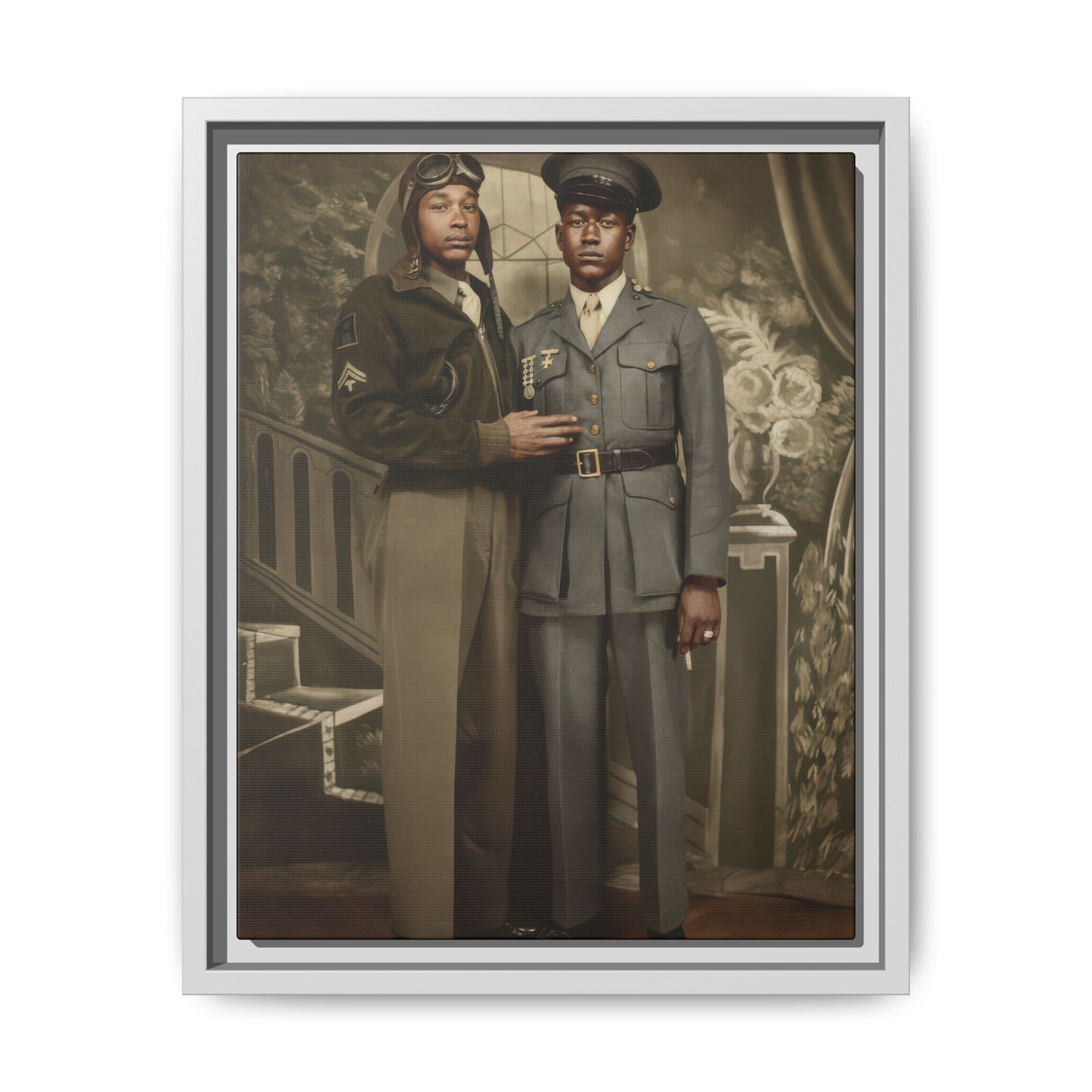 paire 120 | Framed Vintage Photo - Matte Canvas