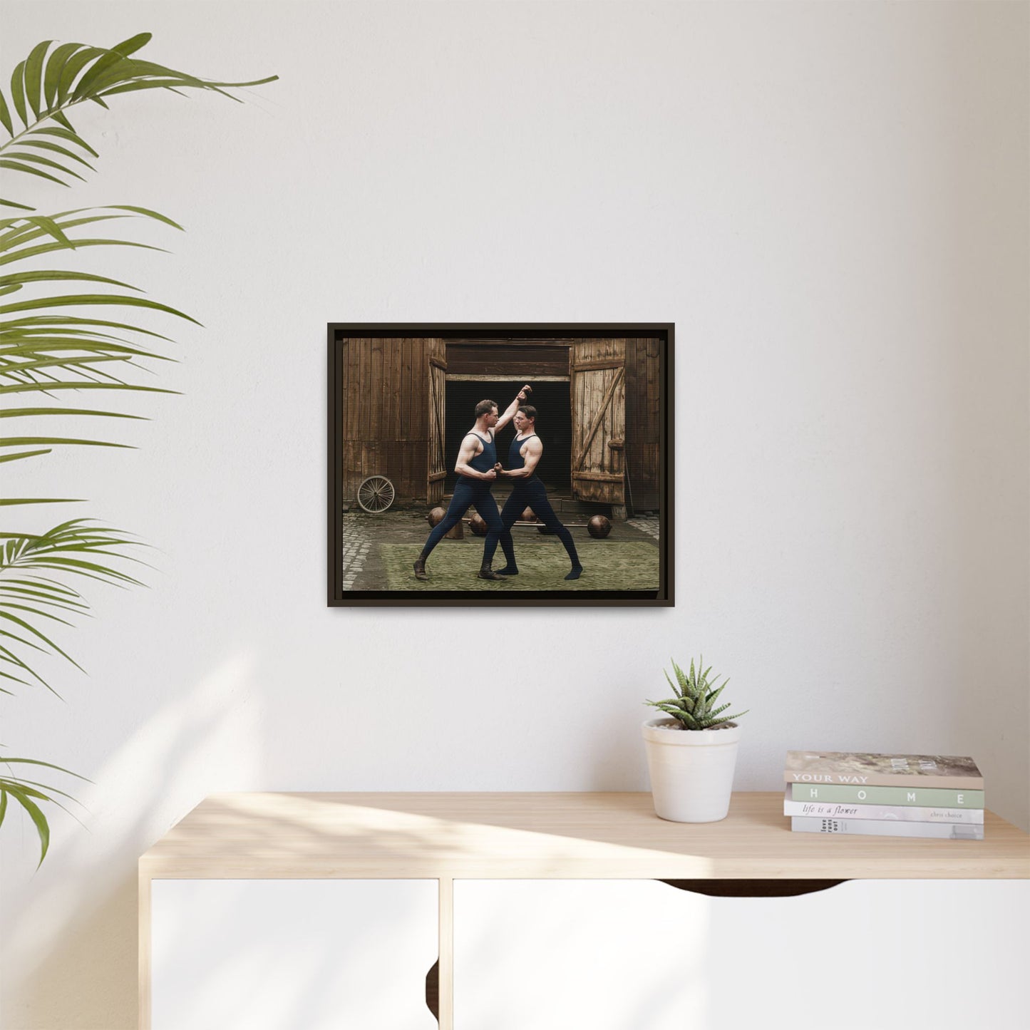 athlétisme 036 | Framed Vintage Photo - Matte Canvas