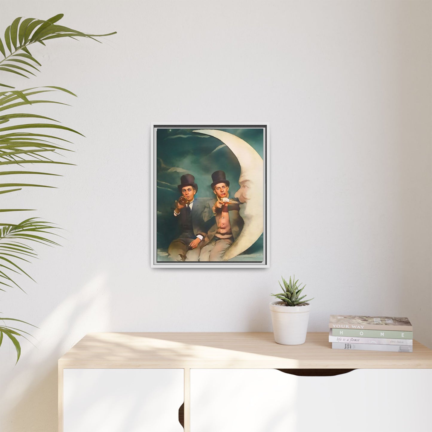 paire 043 | Framed Vintage Photo - Matte Canvas