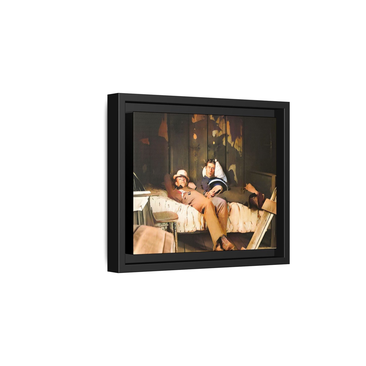 paire 023 | Framed Vintage Photo - Matte Canvas