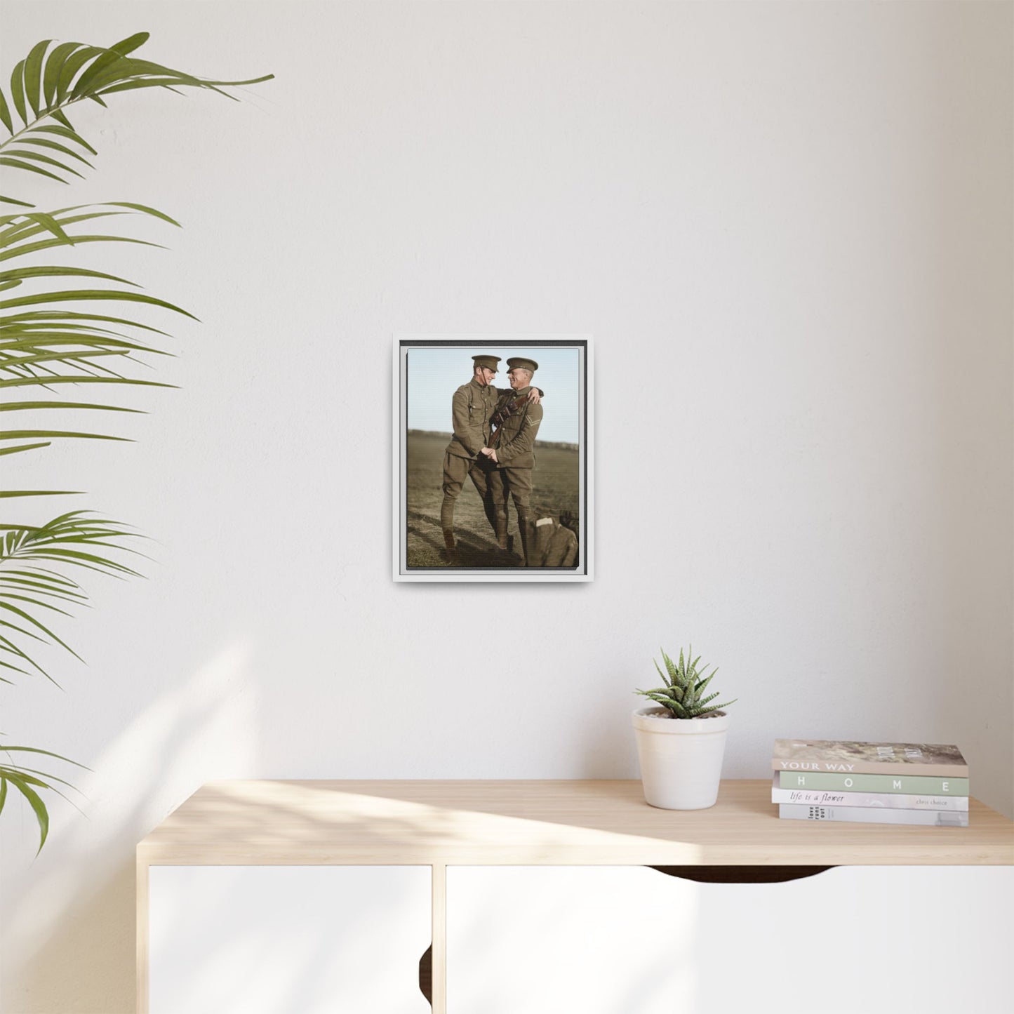 paire 021 | Framed Vintage Photo - Matte Canvas