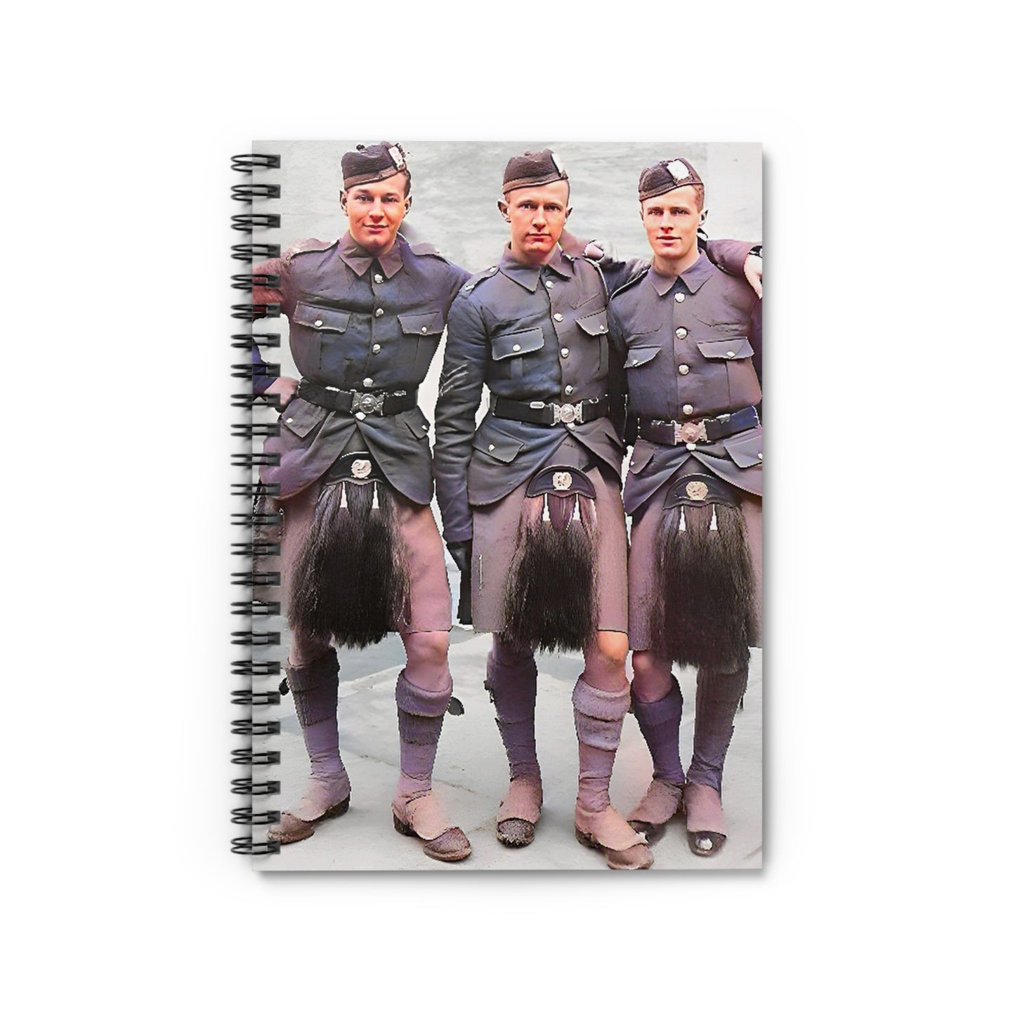 Spiral Notebook | Vintage Photo | hommes 014