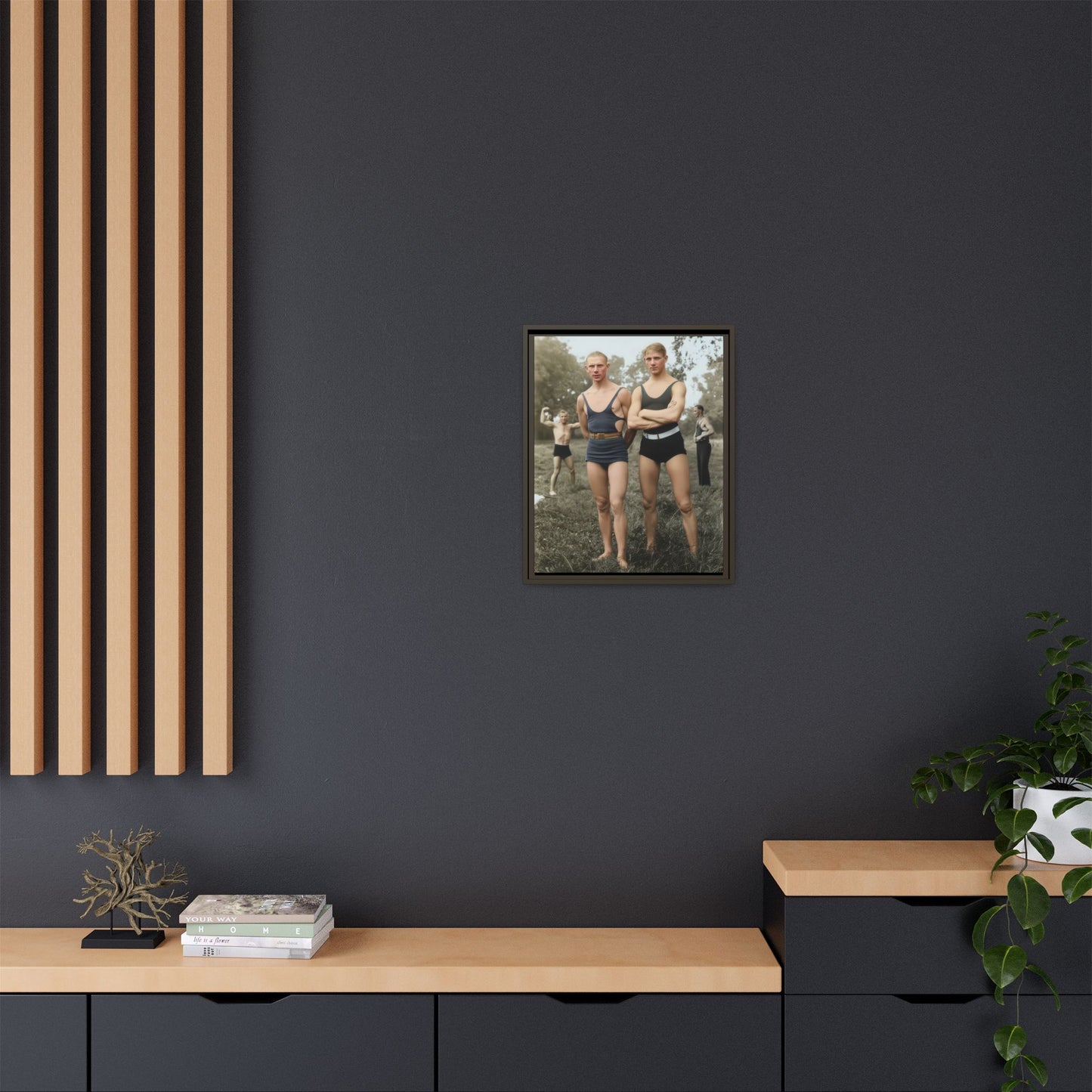 nager 037 | Framed Vintage Photo - Matte Canvas