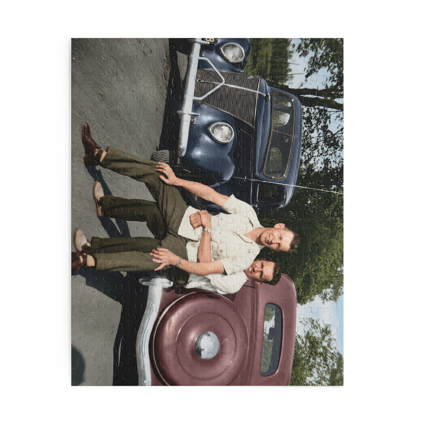 Roadside Summer Companions | Restored Historical Jigsaw Puzzle | paire 145