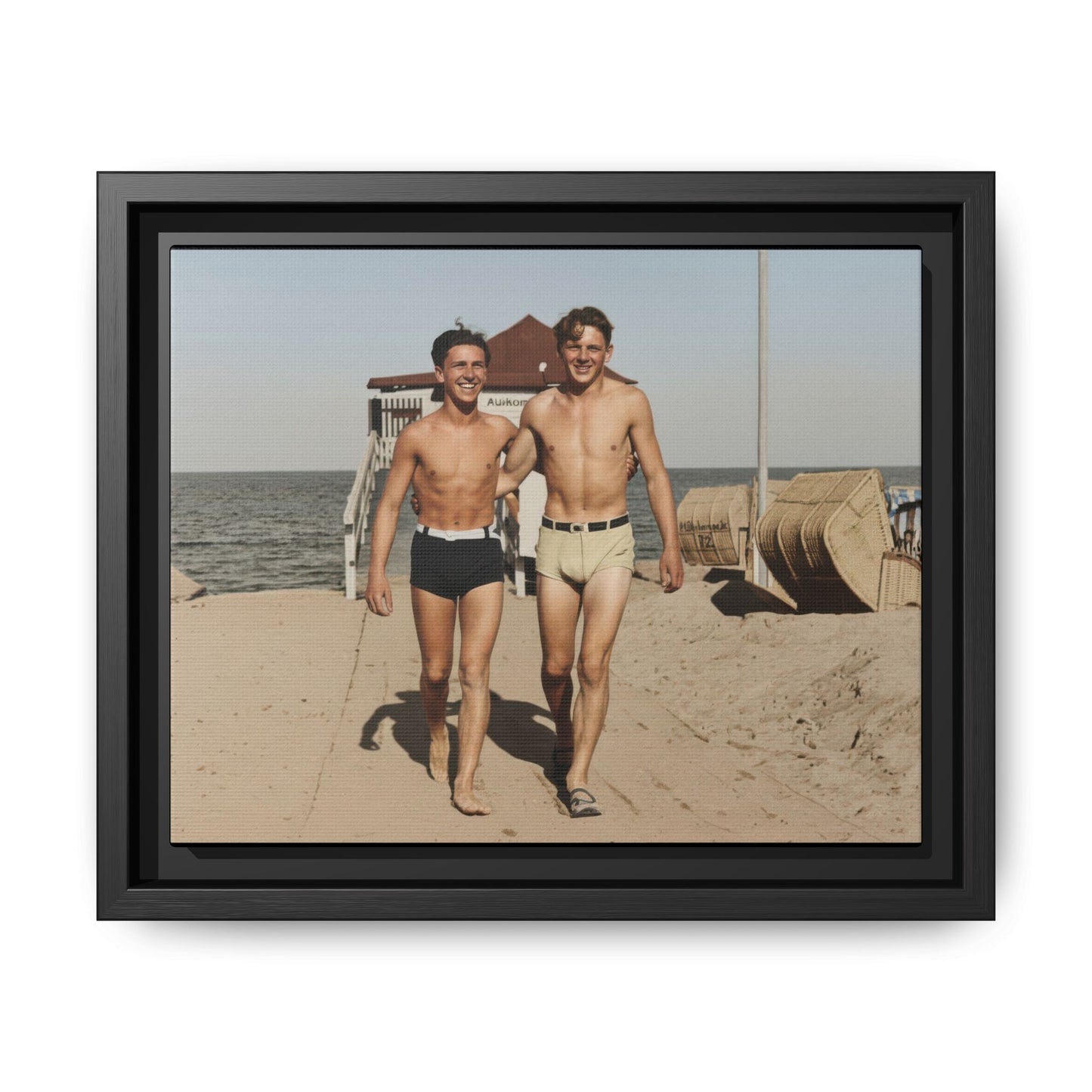 nager 003 | Framed Vintage Photo - Matte Canvas