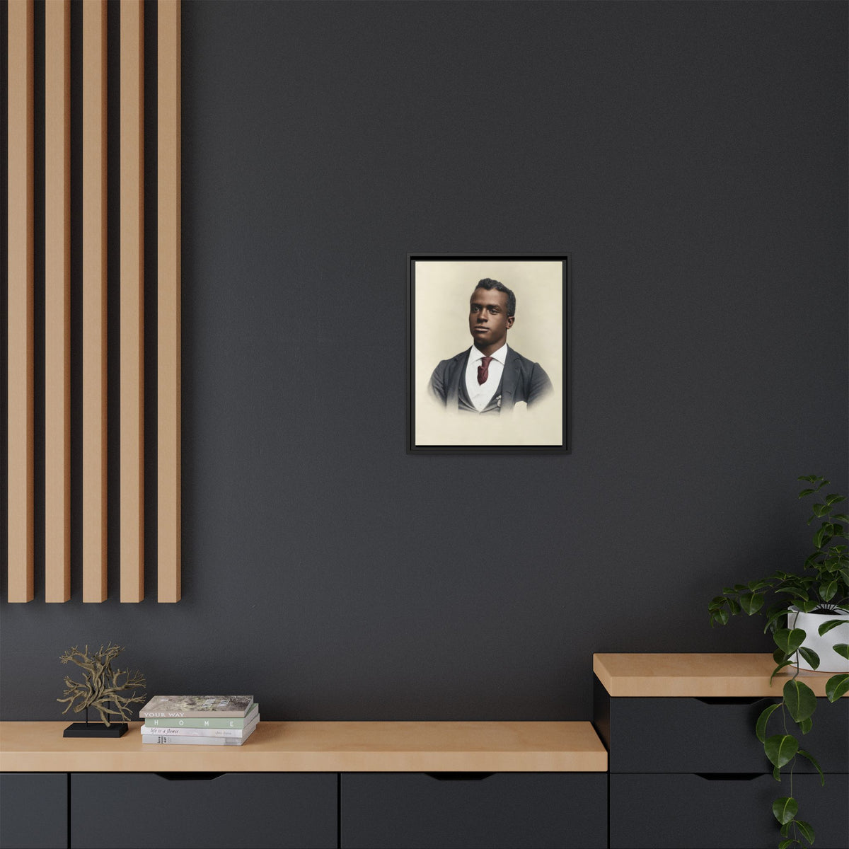 celibataire 027 | Framed Vintage Photo - Matte Canvas