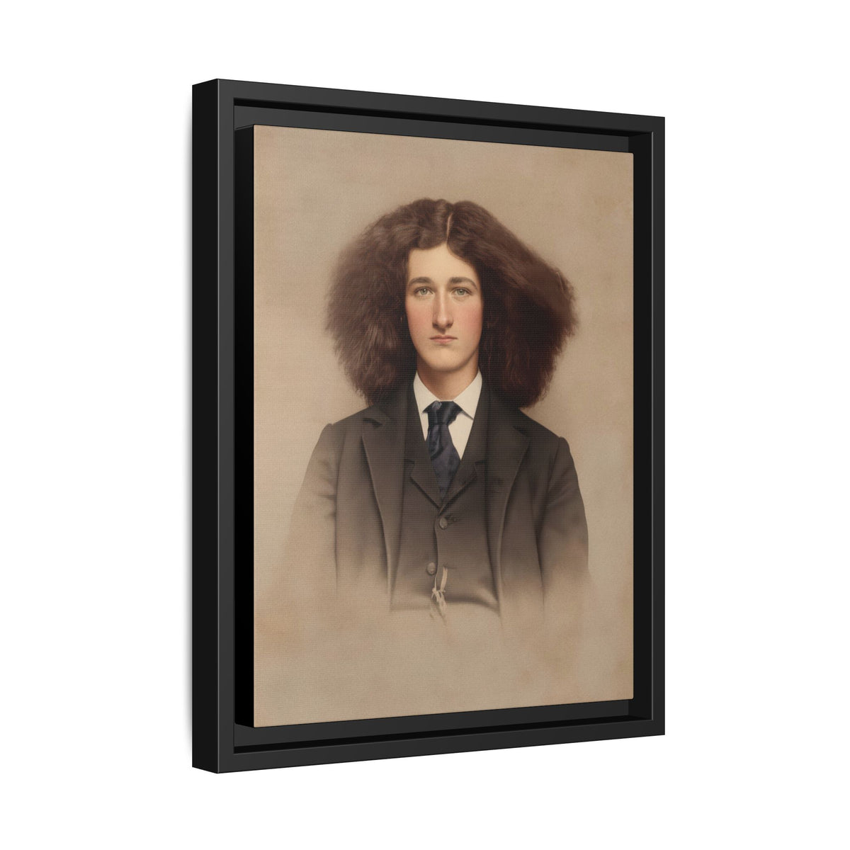 celibataire 033 | Framed Vintage Photo - Matte Canvas