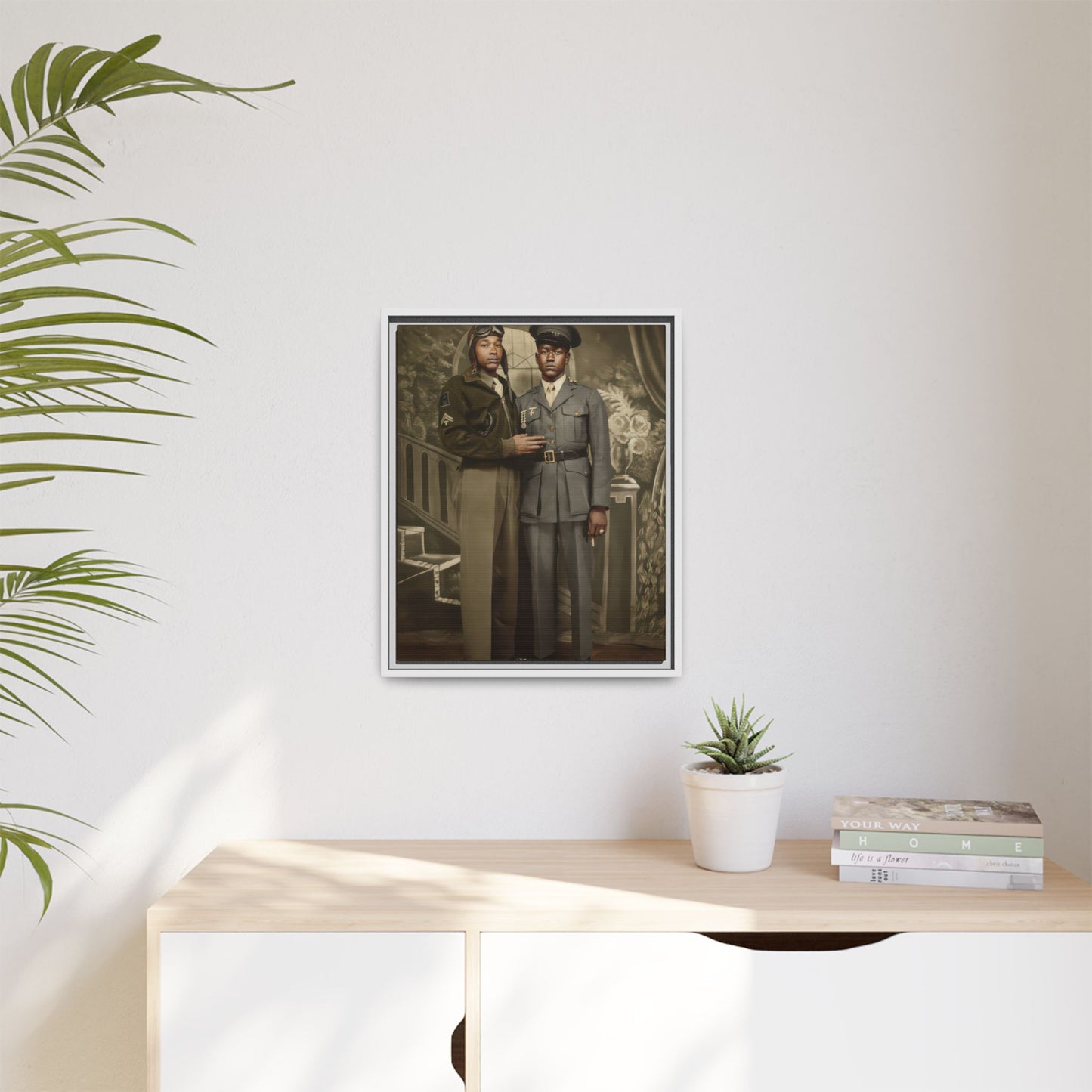 paire 120 | Framed Vintage Photo - Matte Canvas