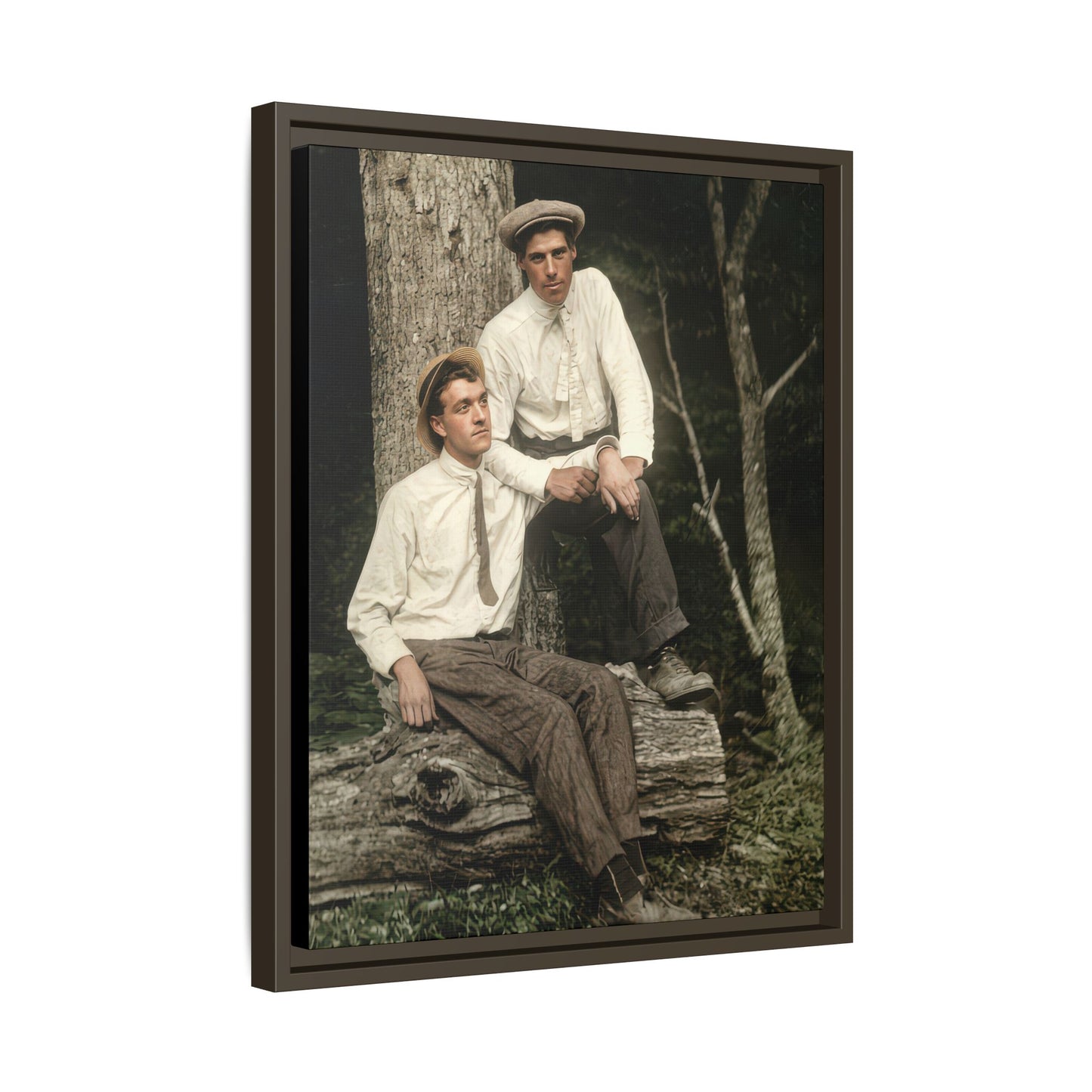 paire 140 | Framed Vintage Photo - Matte Canvas