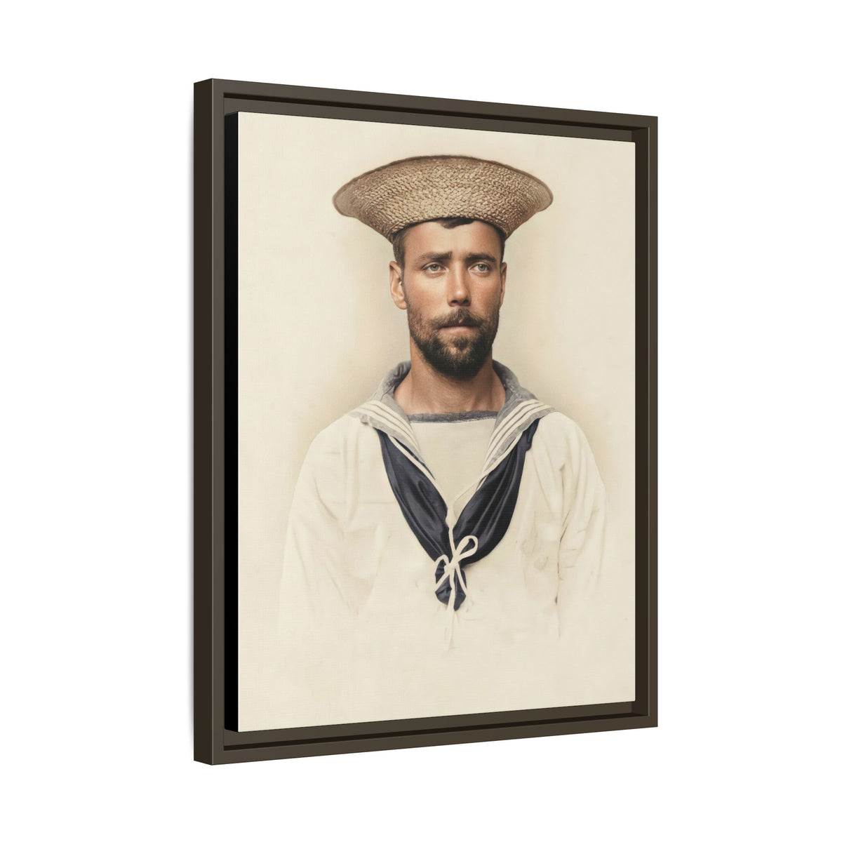 celibataire 020 | Framed Vintage Photo - Matte Canvas
