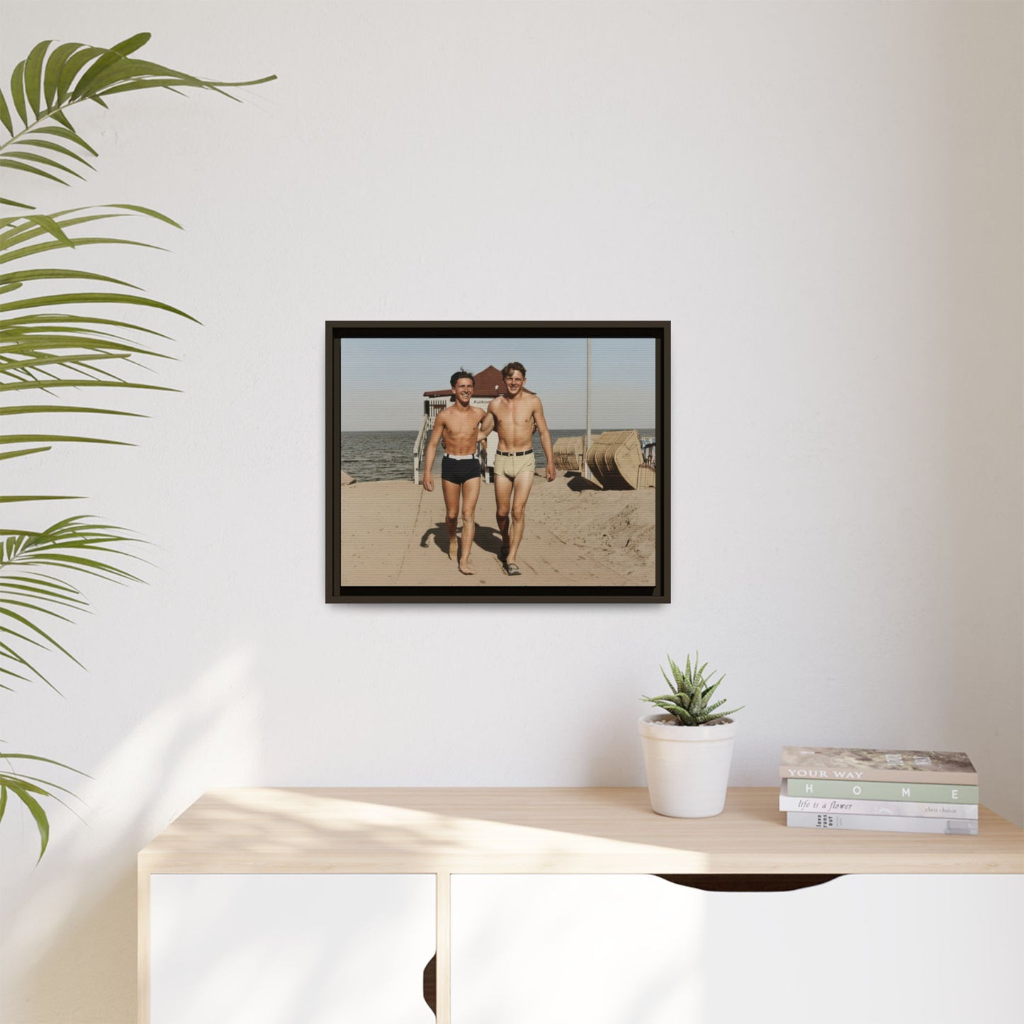 nager 003 | Framed Vintage Photo - Matte Canvas