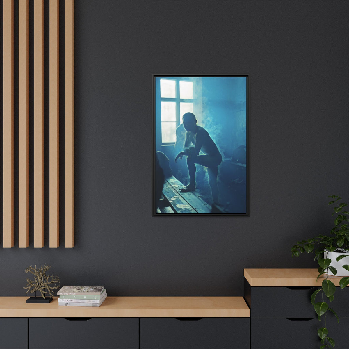 celibataire 044 | Framed Vintage Photo - Matte Canvas