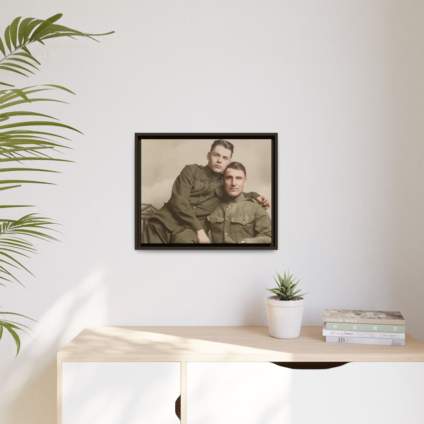 paire 026 | Framed Vintage Photo - Matte Canvas