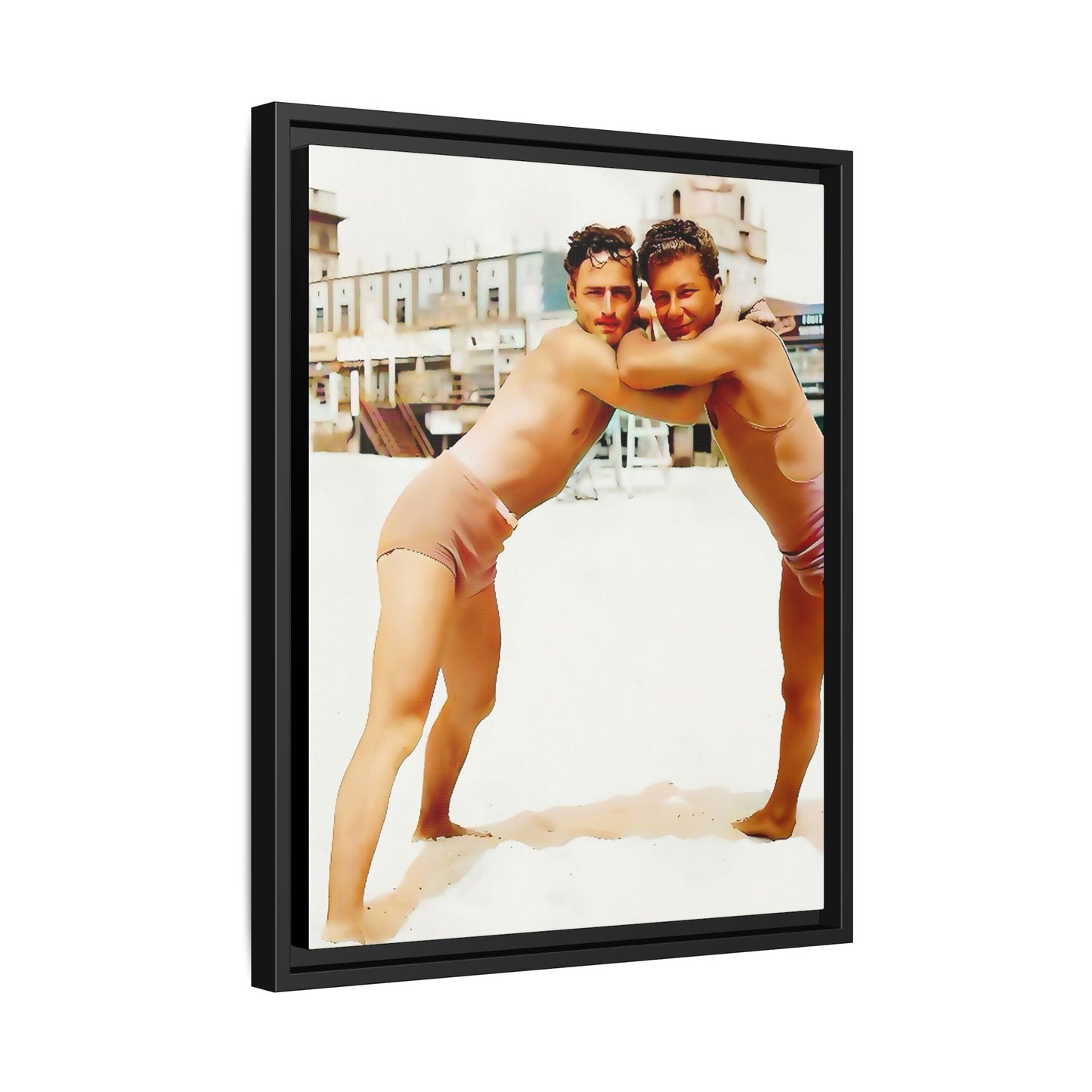 nager 014 | Framed Vintage Photo - Matte Canvas