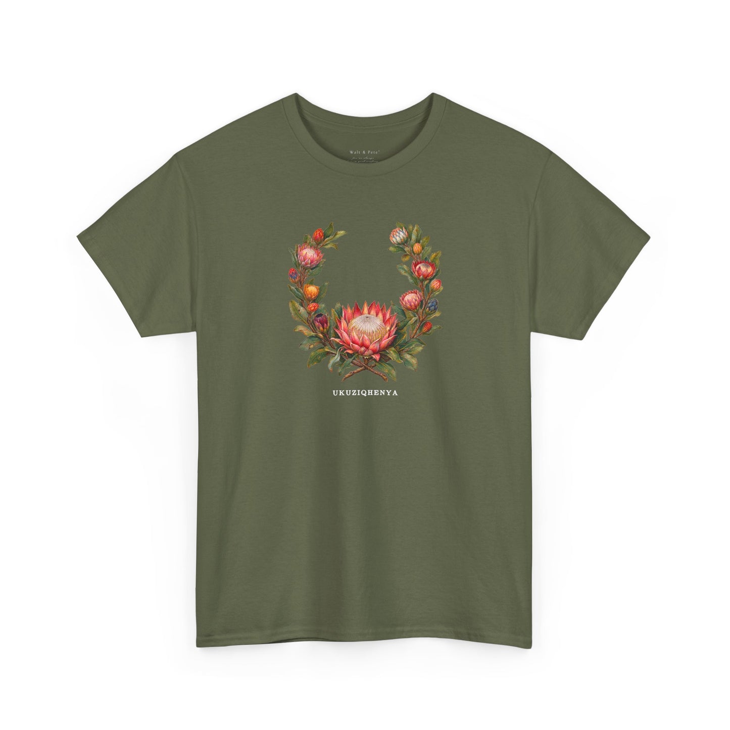 Ukuziqhenya King Protea Pride T-Shirt | South African Botanical LGBTQ+ Tee