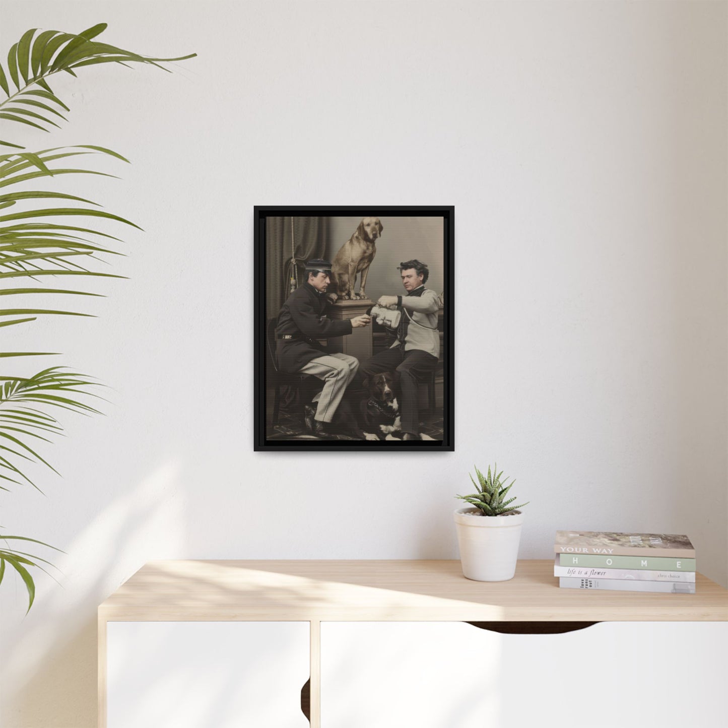 paire 119 | Framed Vintage Photo - Matte Canvas