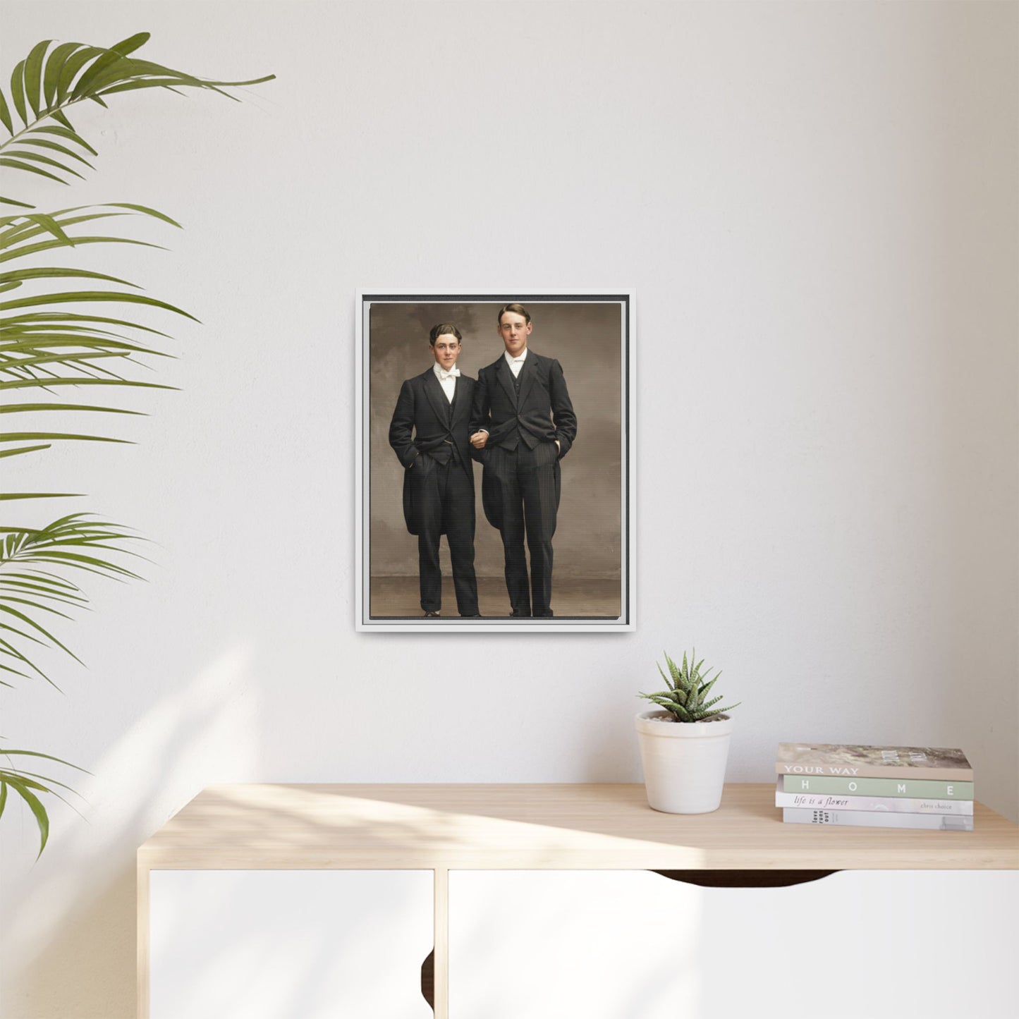 paire 131 | Framed Vintage Photo - Matte Canvas