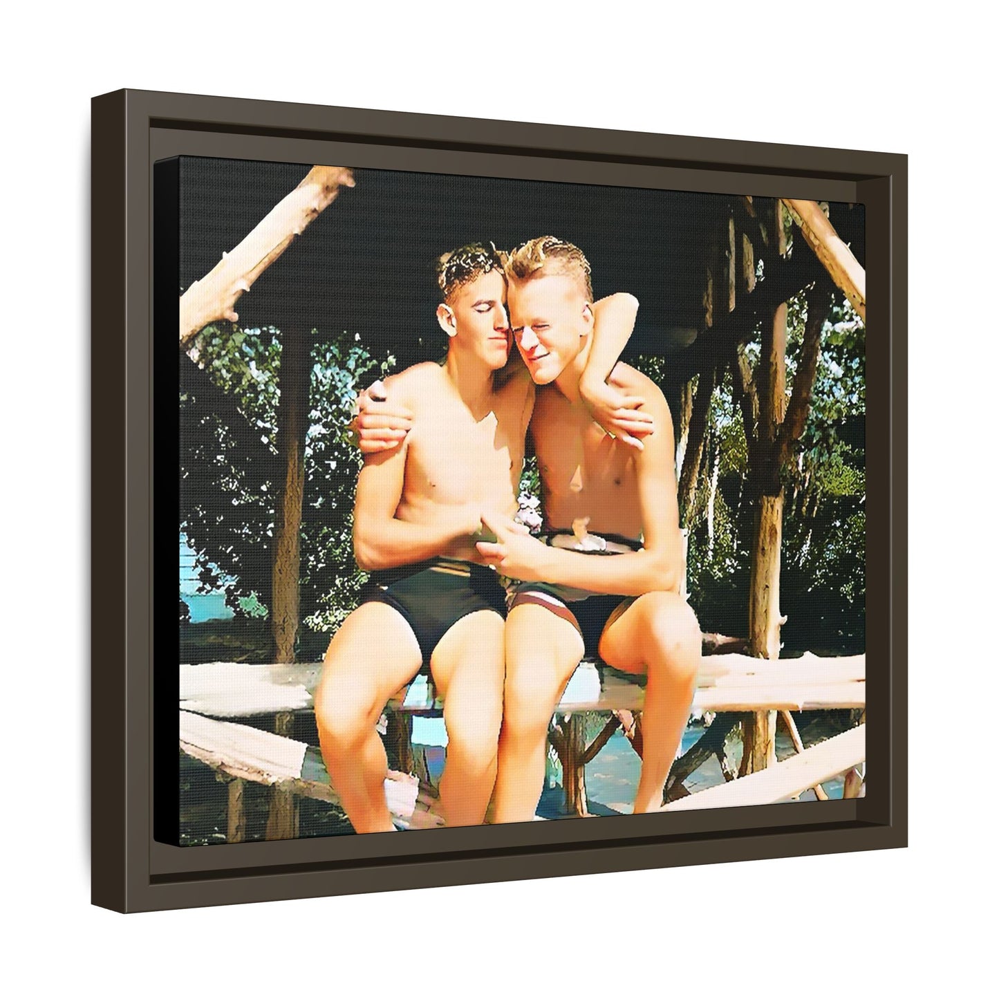 nager 011 | Framed Vintage Photo - Matte Canvas