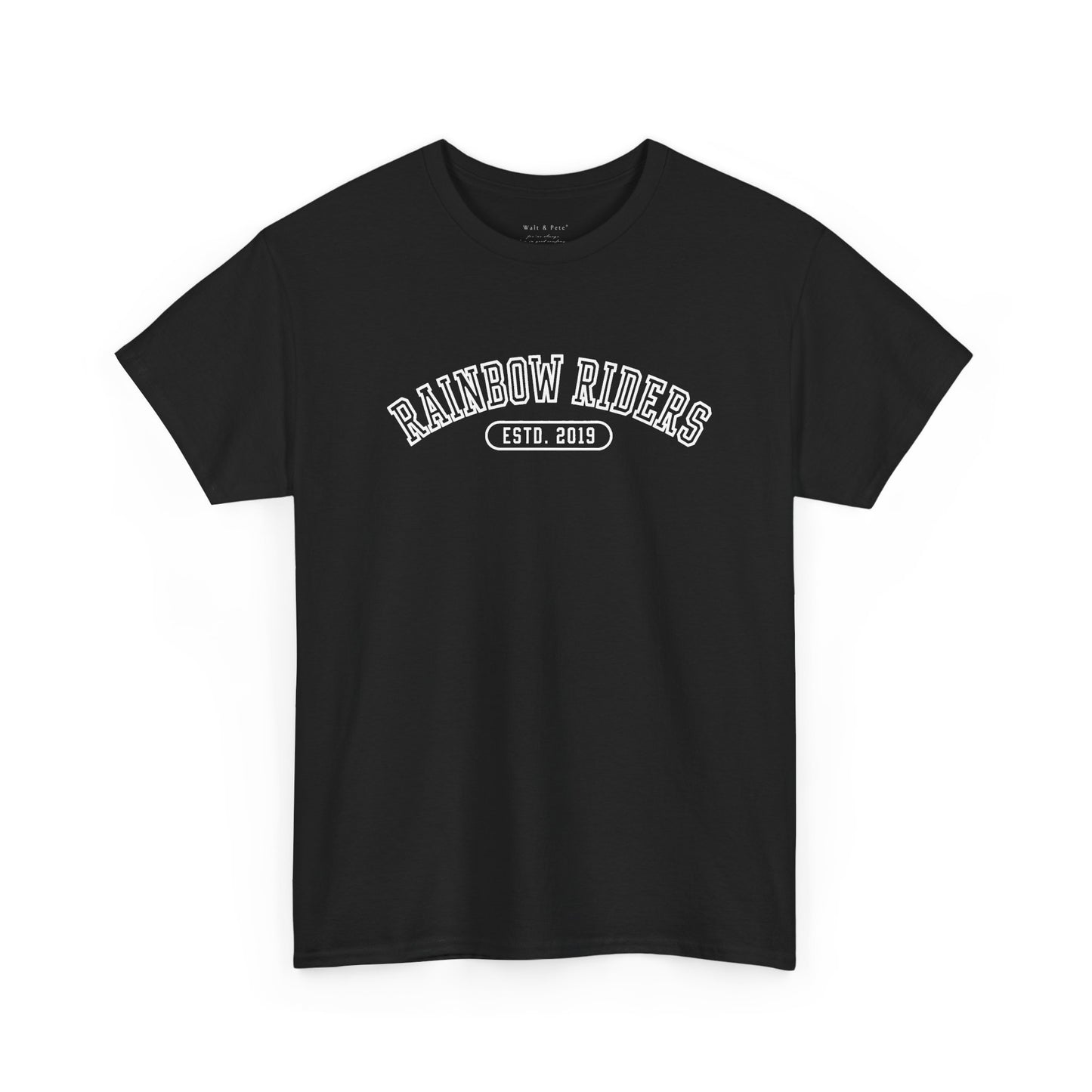 Rainbow Riders Collegiate T-Shirt | Est. 2019 LGBTQ+ Pride Tee