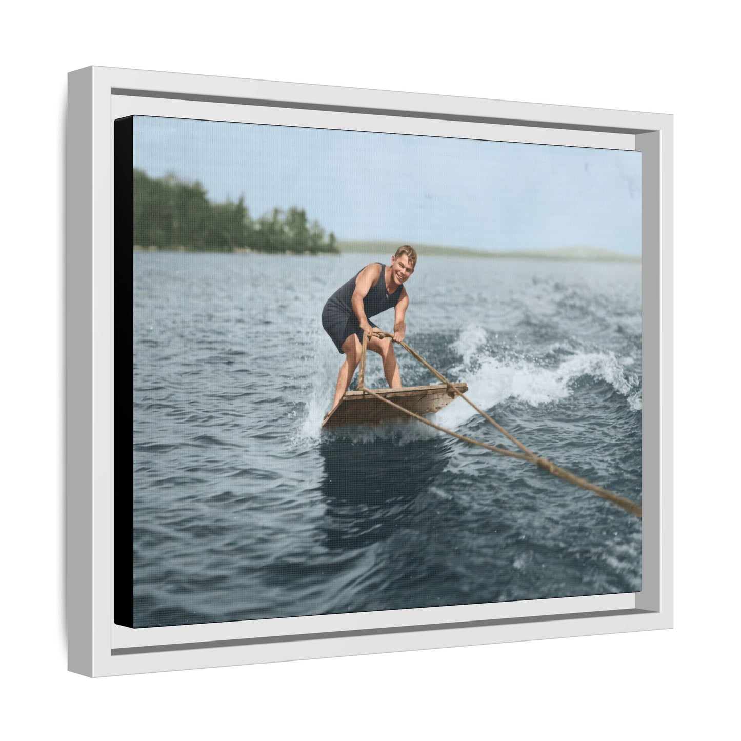 nager 015 | Framed Vintage Photo - Matte Canvas