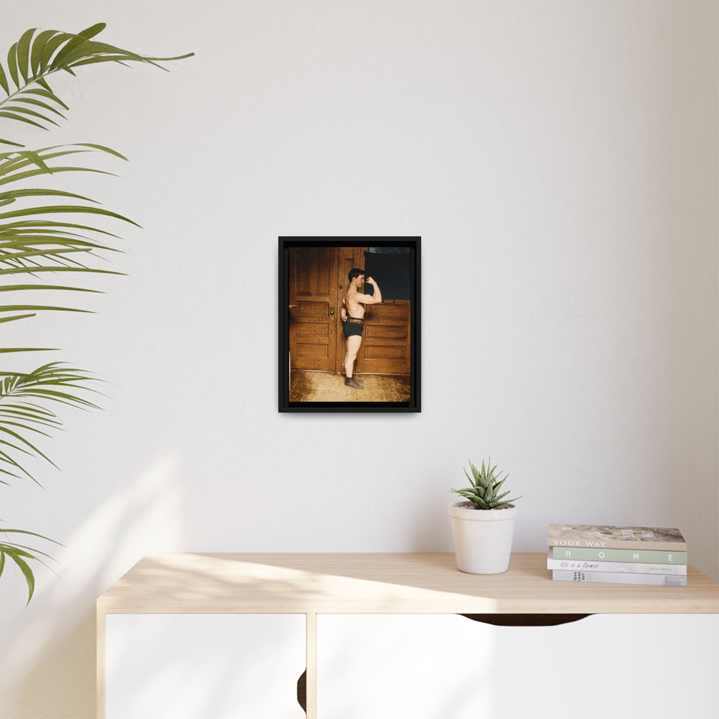 athlétisme 023 | Framed Vintage Photo - Matte Canvas