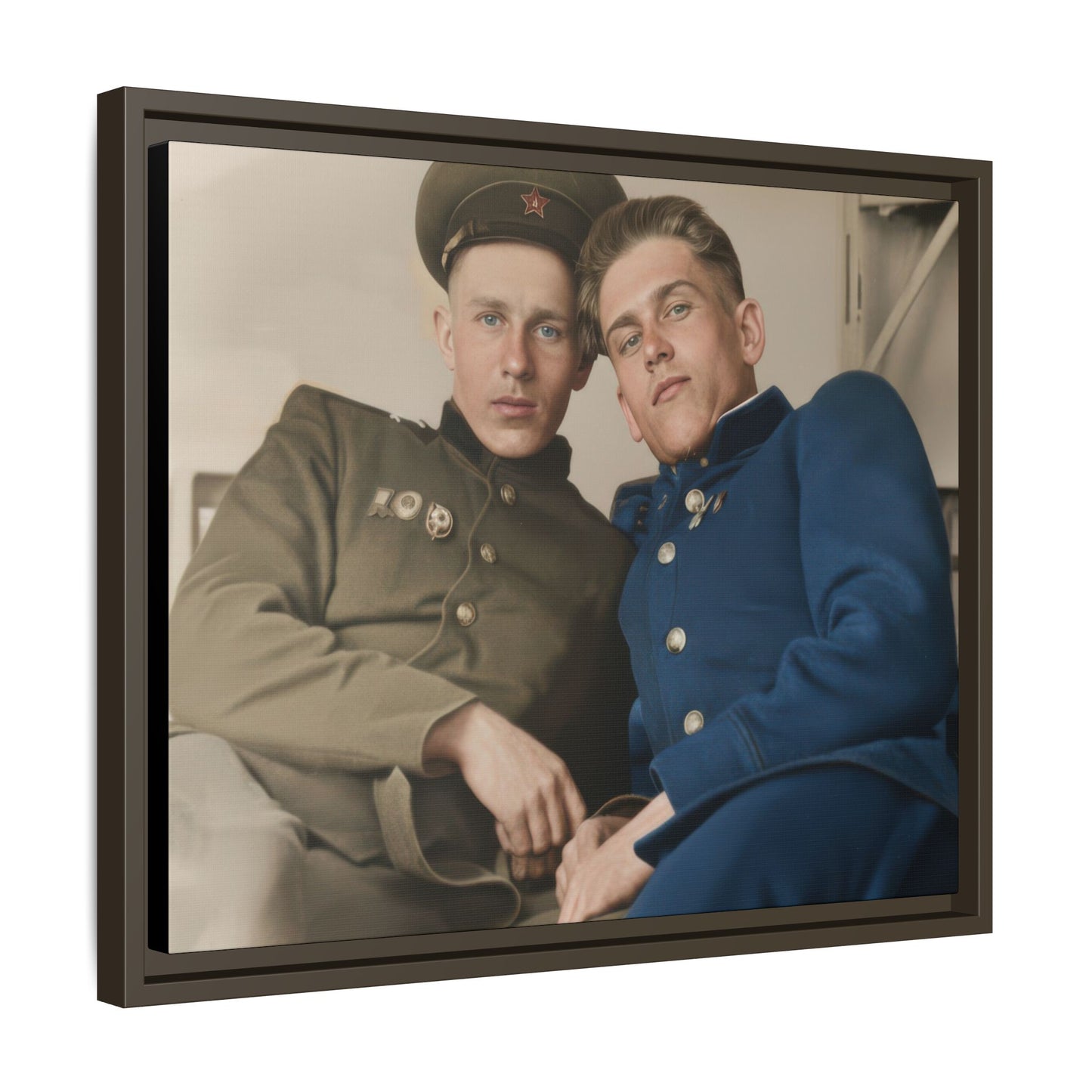 paire 007 | Framed Vintage Photo - Matte Canvas