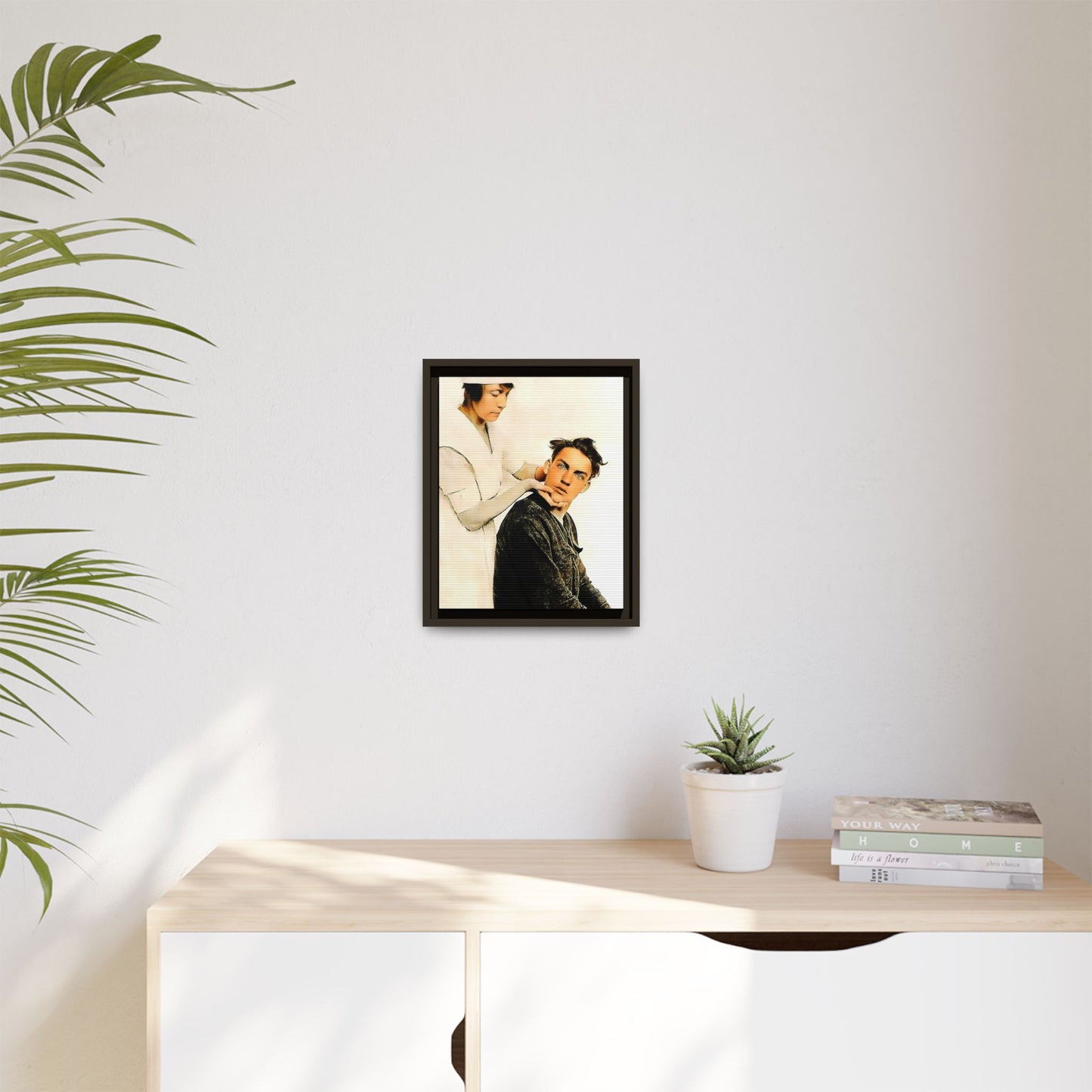 celibataire 021 | Framed Vintage Photo - Matte Canvas