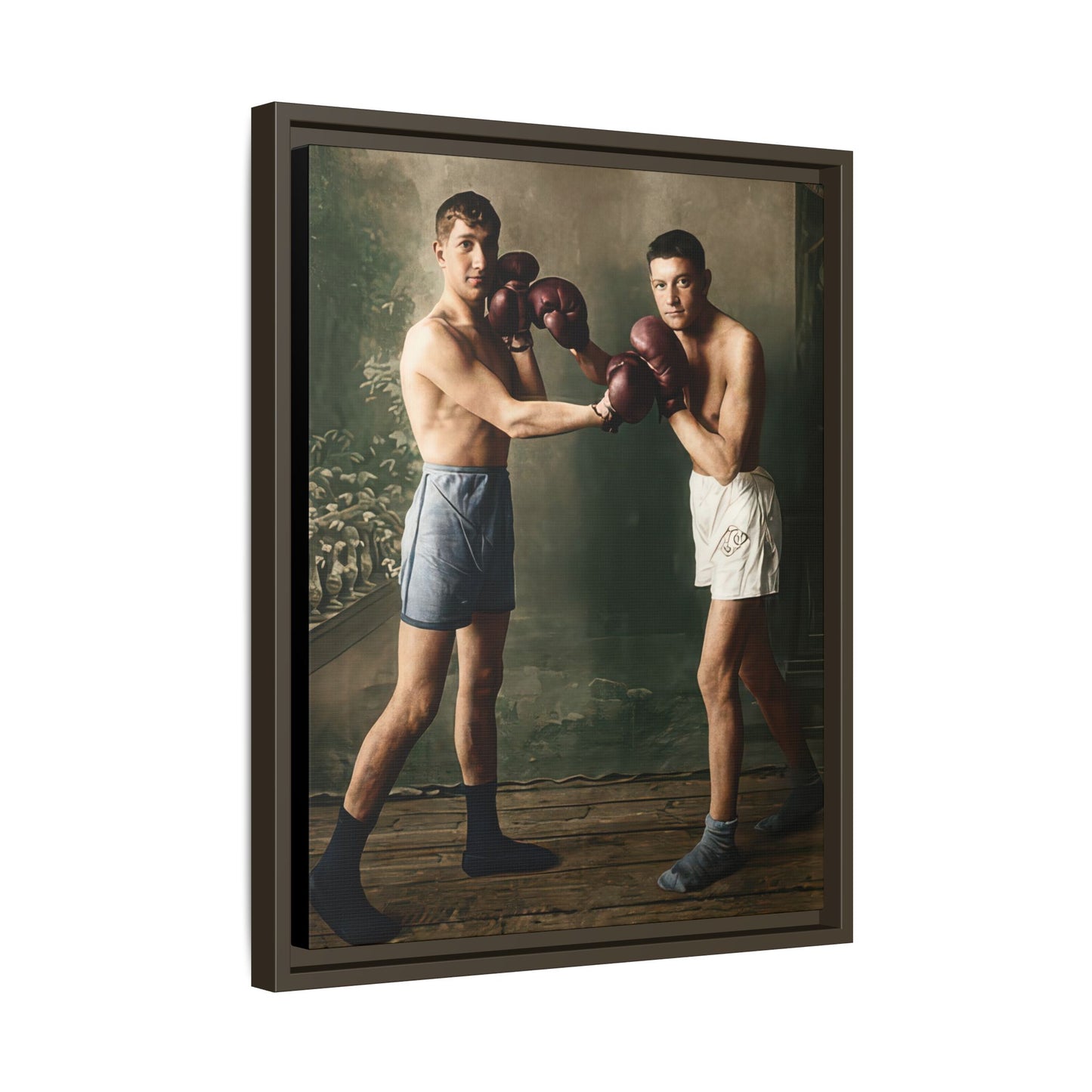 athlétisme 003 | Framed Vintage Photo - Matte Canvas
