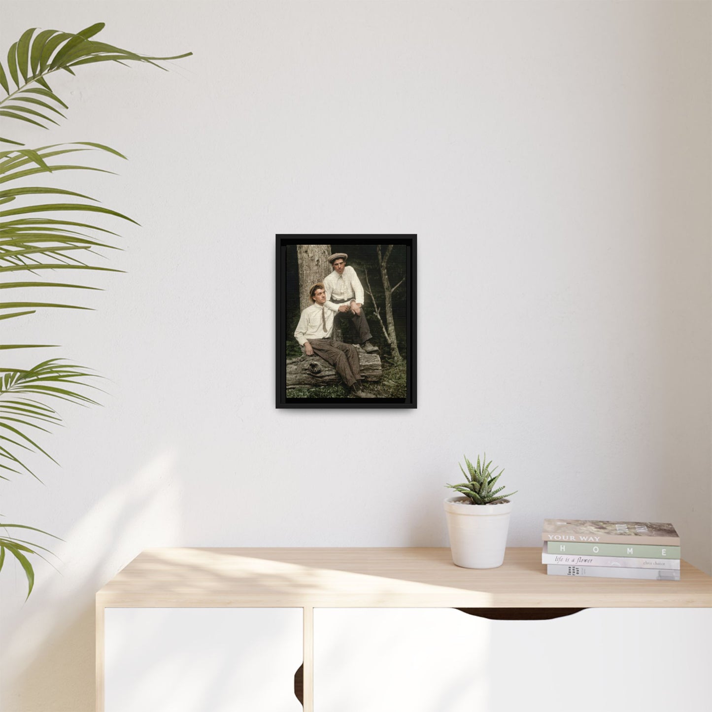 paire 140 | Framed Vintage Photo - Matte Canvas