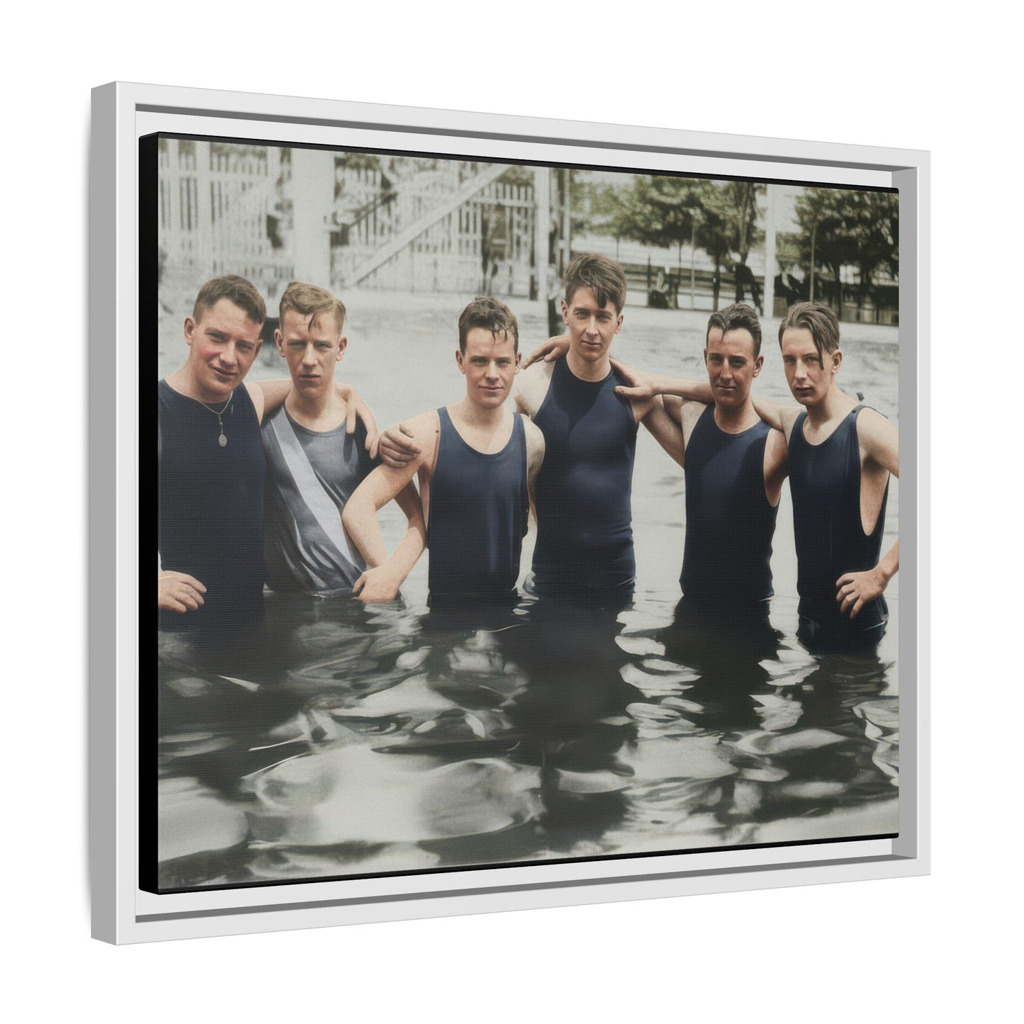 nager 042 | Framed Vintage Photo - Matte Canvas
