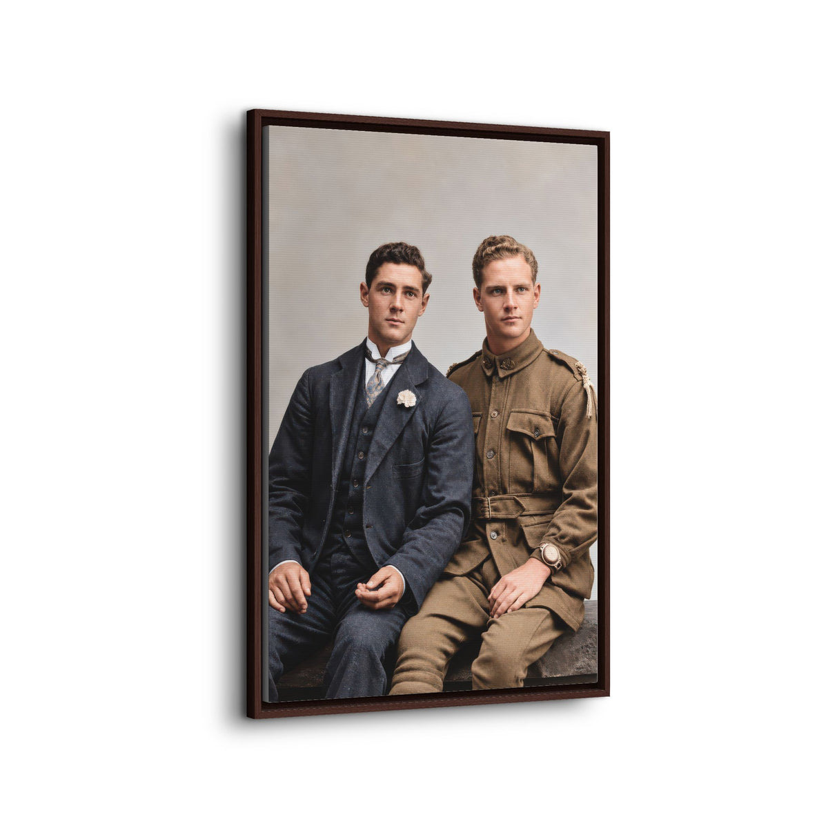 paire 169 | Framed Vintage Photo - Matte Canvas
