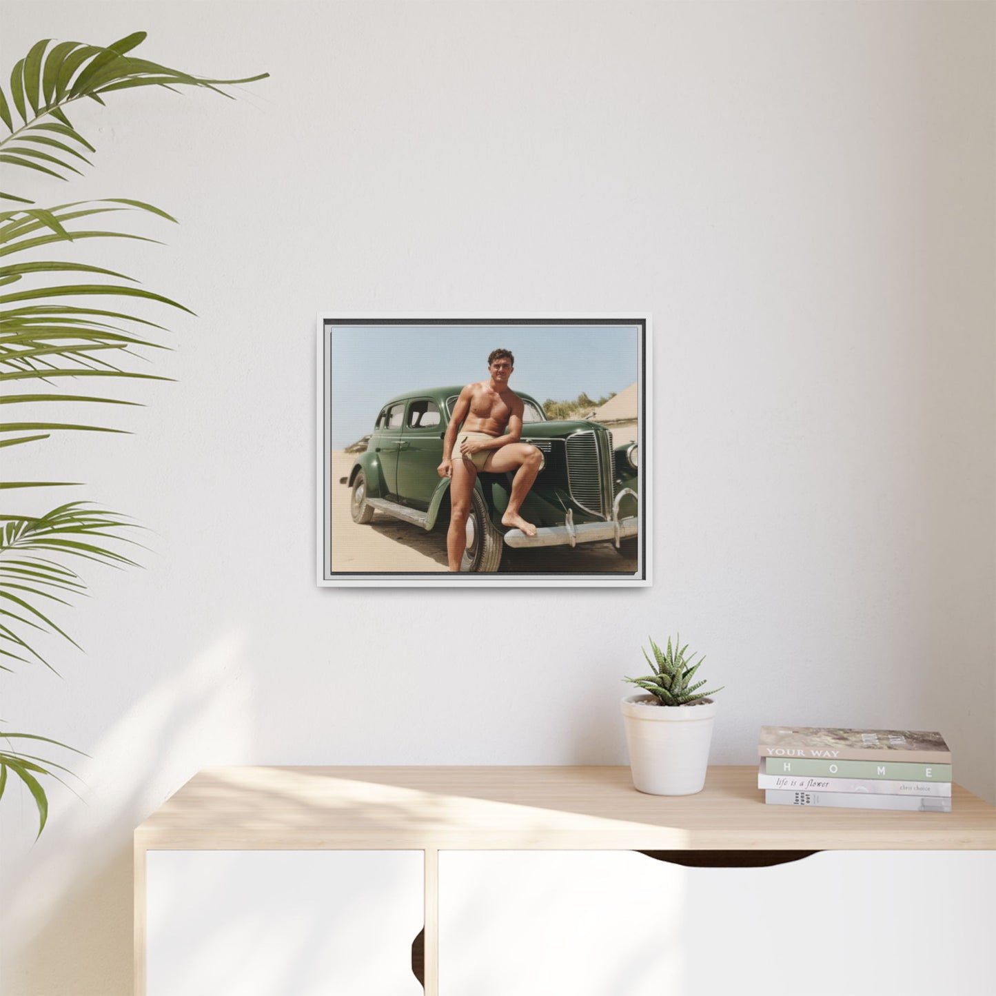 nager 022 | Framed Vintage Photo - Matte Canvas