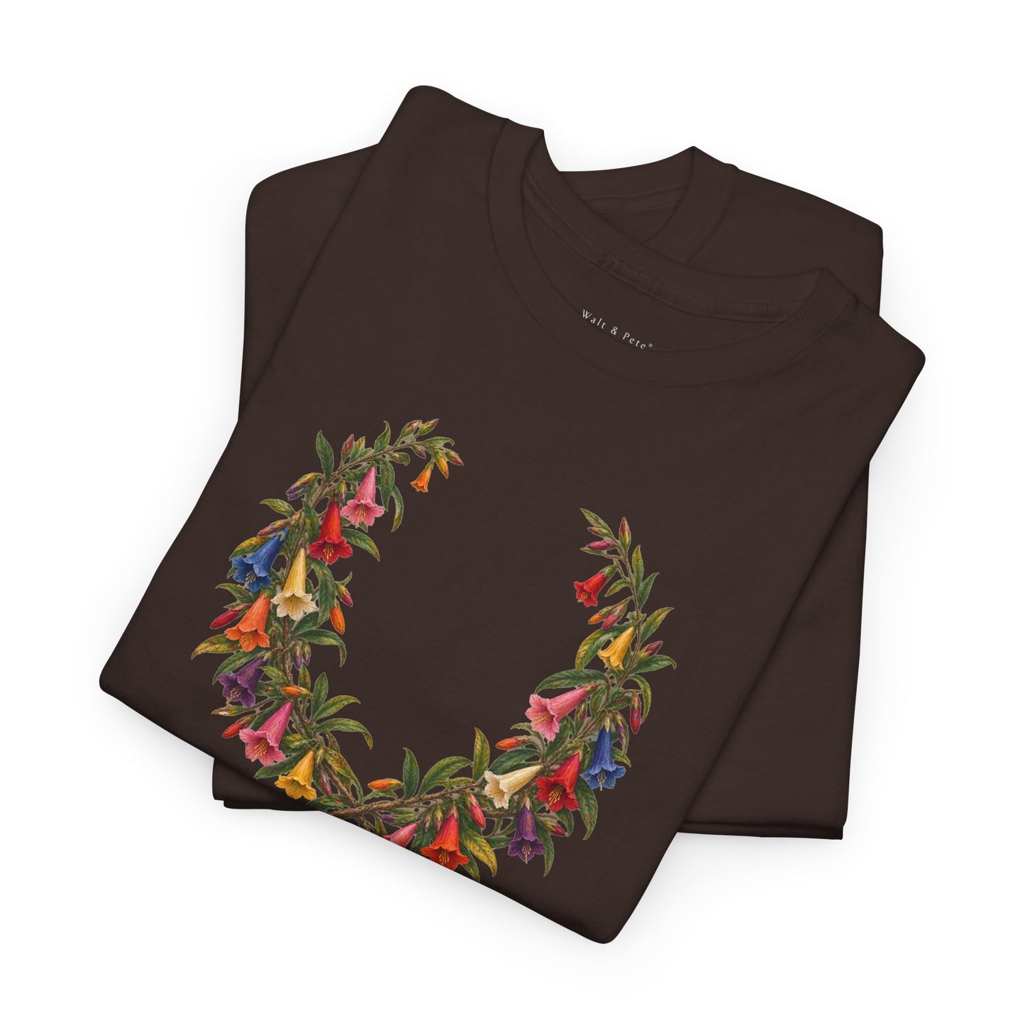 Orgullo Cantuta Pride T-Shirt | Peruvian Botanical LGBTQ+ Tee