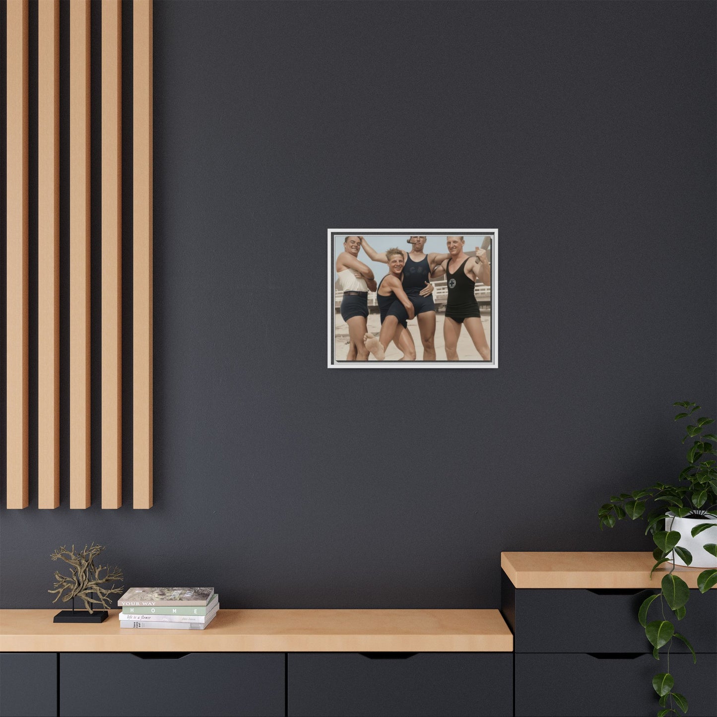 nager 028 | Framed Vintage Photo - Matte Canvas