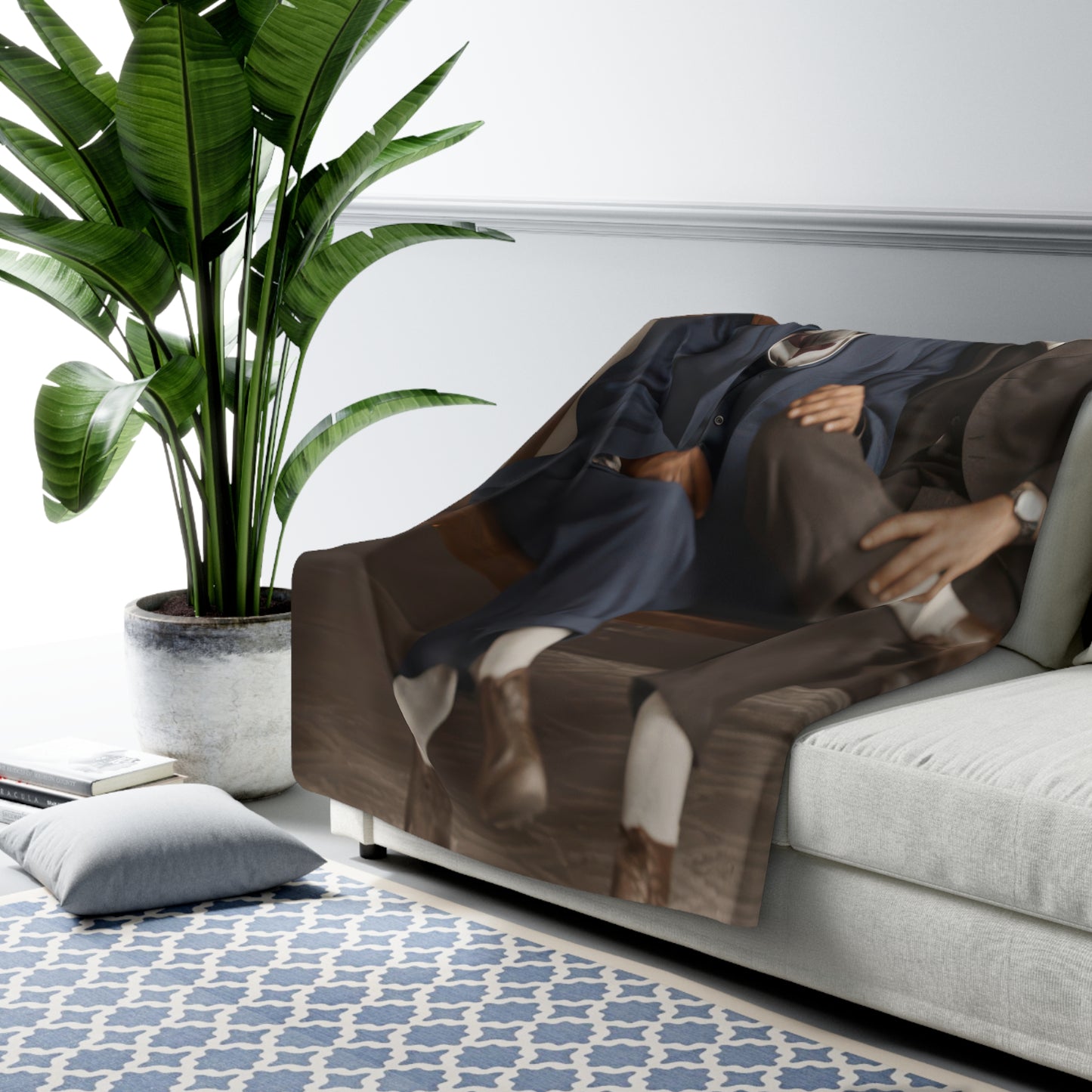 Heirloom Sherpa Blanket – paire 128 Premium fleece throw · 50x60, 60x80