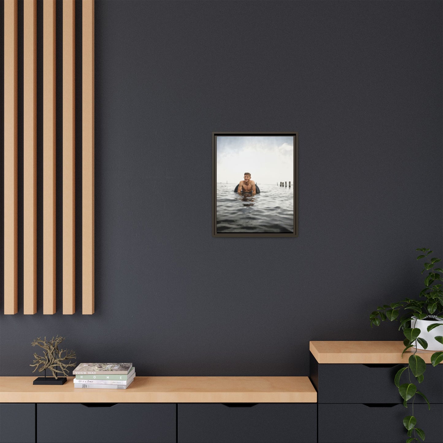 nager 034 | Framed Vintage Photo - Matte Canvas