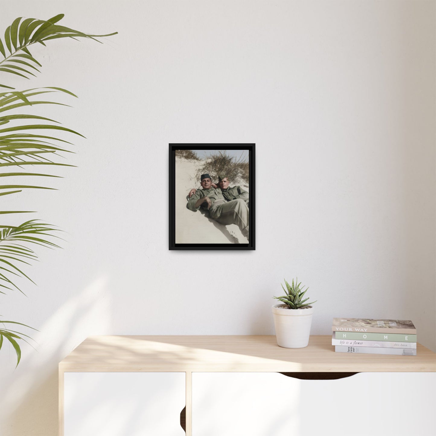 paire 098 | Framed Vintage Photo - Matte Canvas